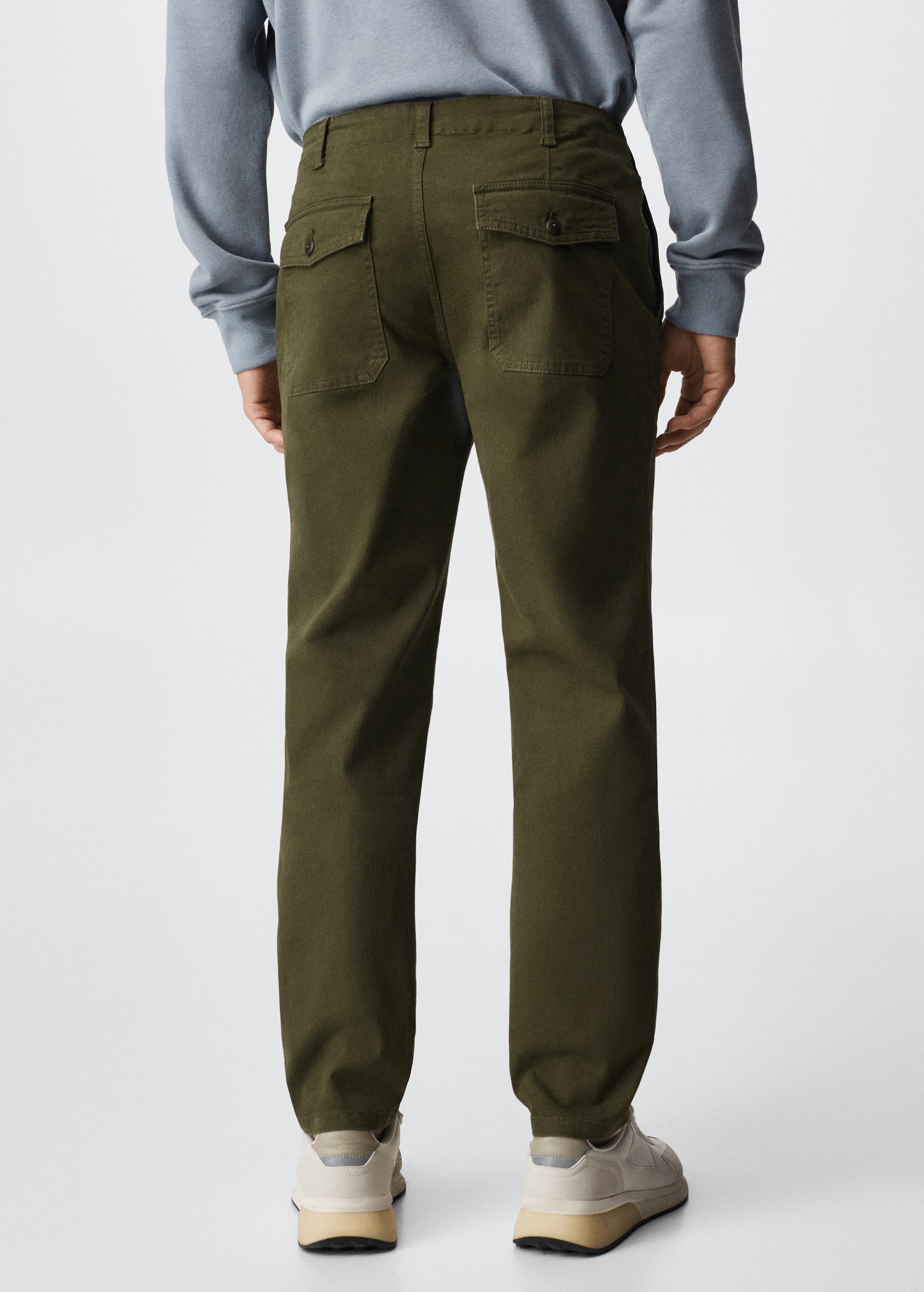 Regular-fit chino trousers - Reverse of the article