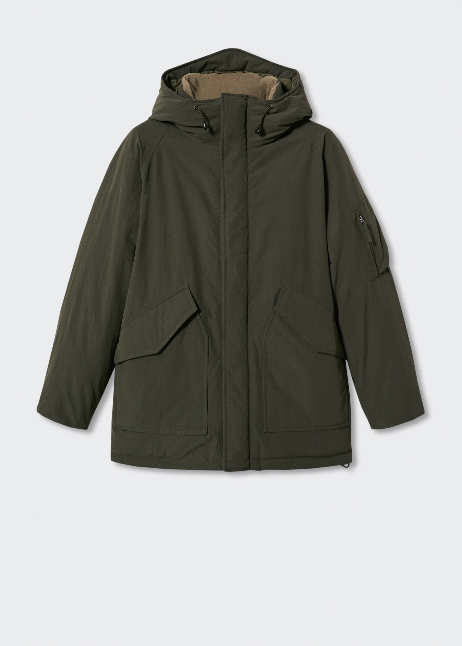 Water-repellent padded parka - Article without model