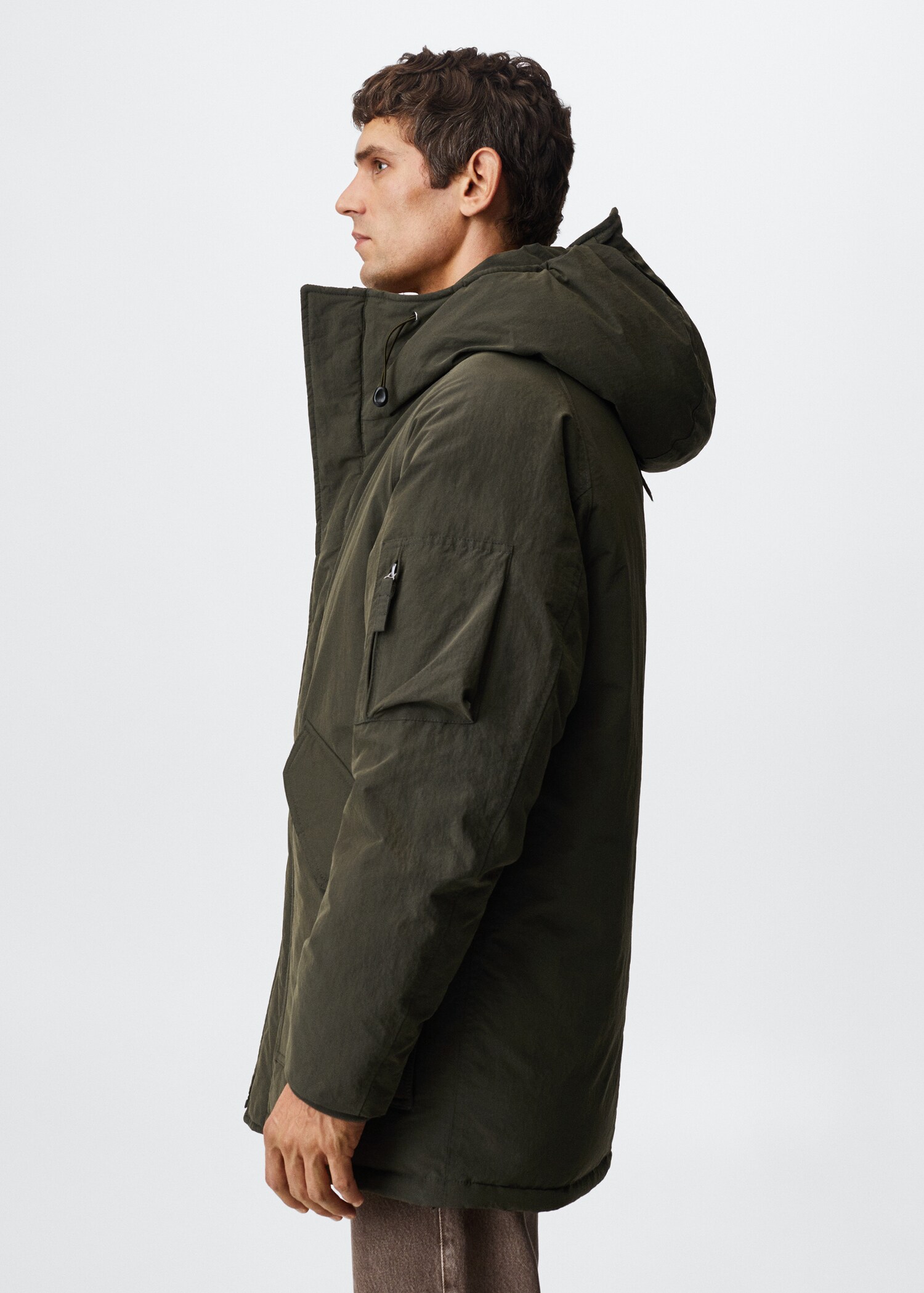 Water-repellent padded parka - Details of the article 6