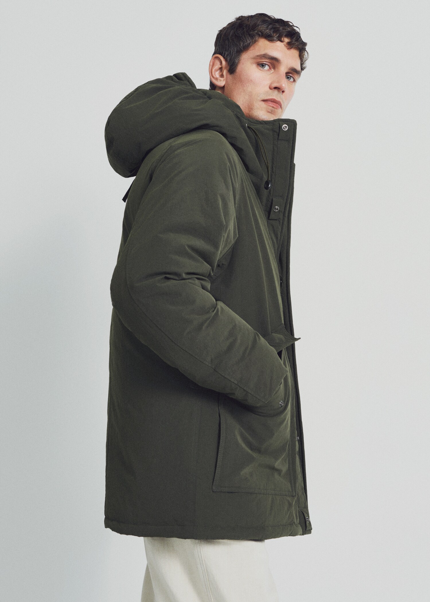 Water-repellent padded parka - Details of the article 9