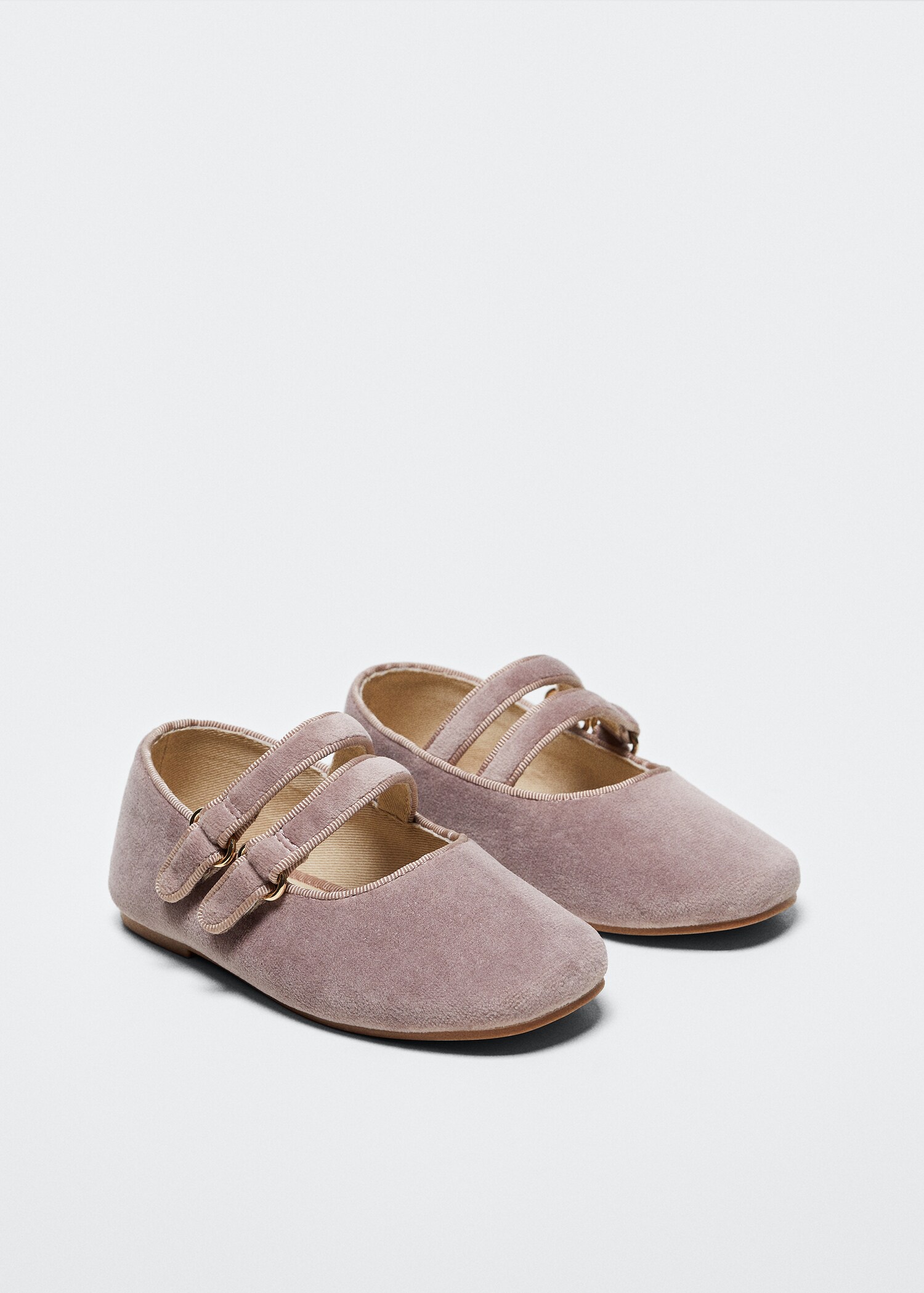Velvet ballerinas - Medium plane