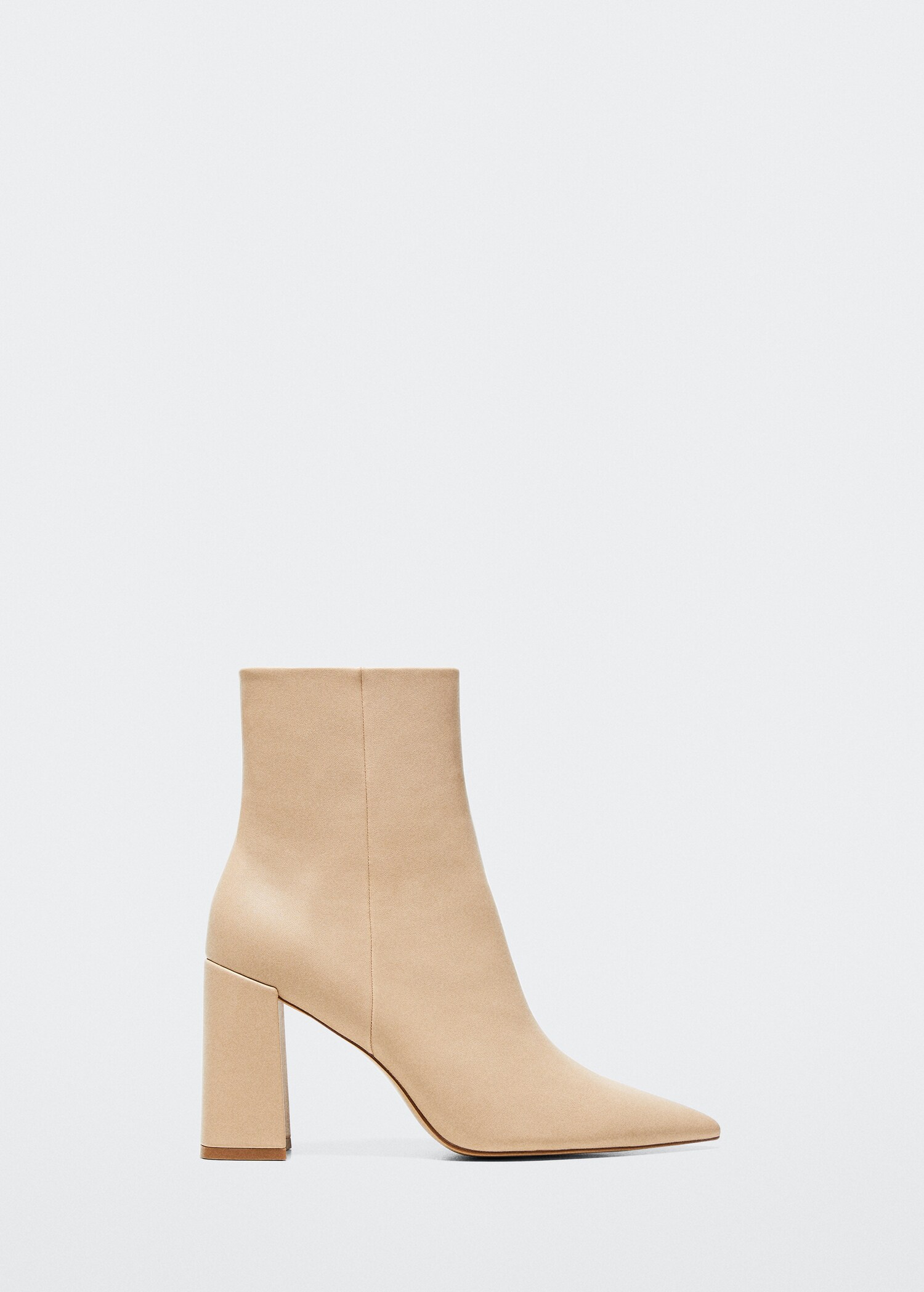 Bottines pointues talon bloc - Article sans modèle