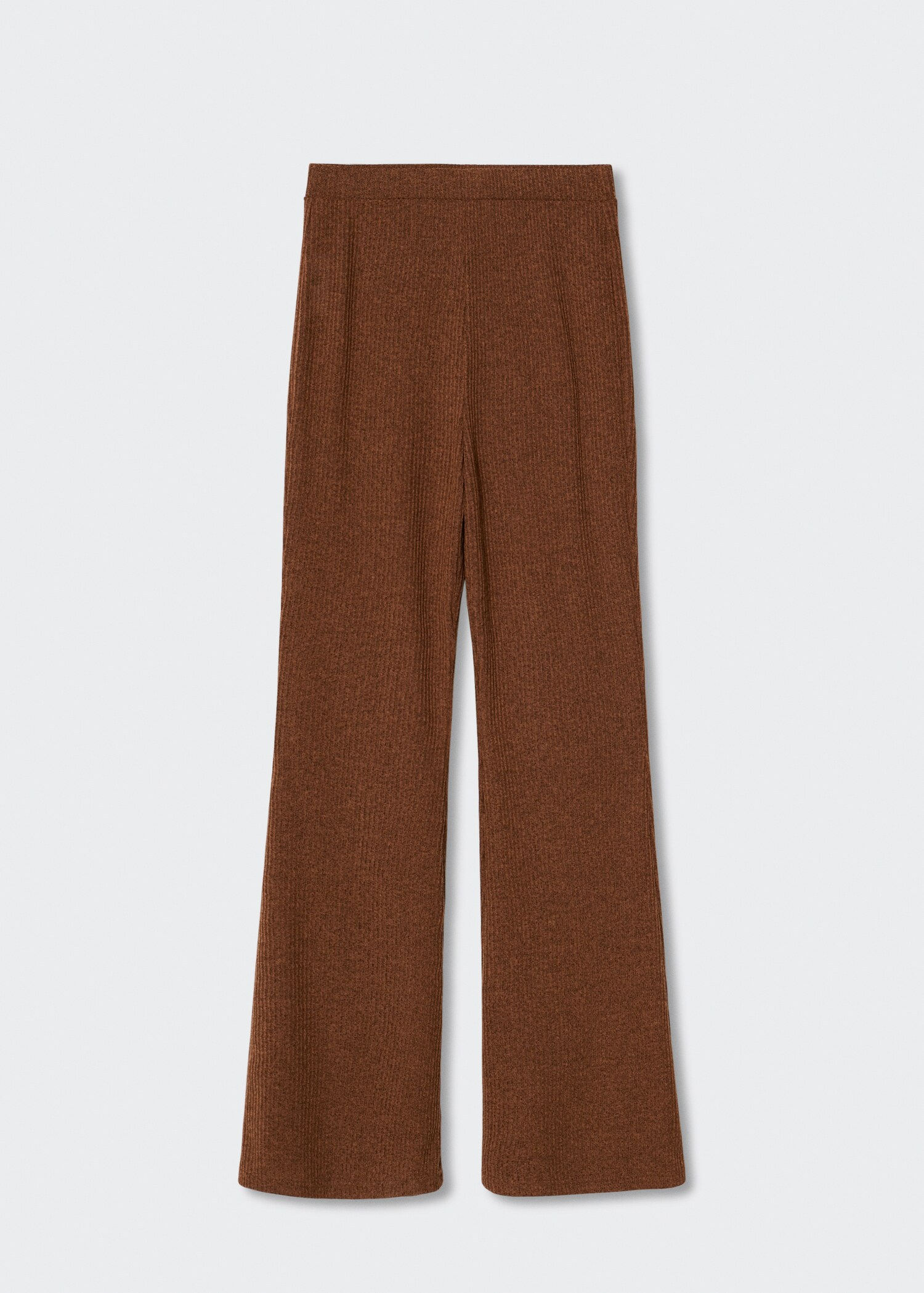 Ribbed flare trousers - Article without model