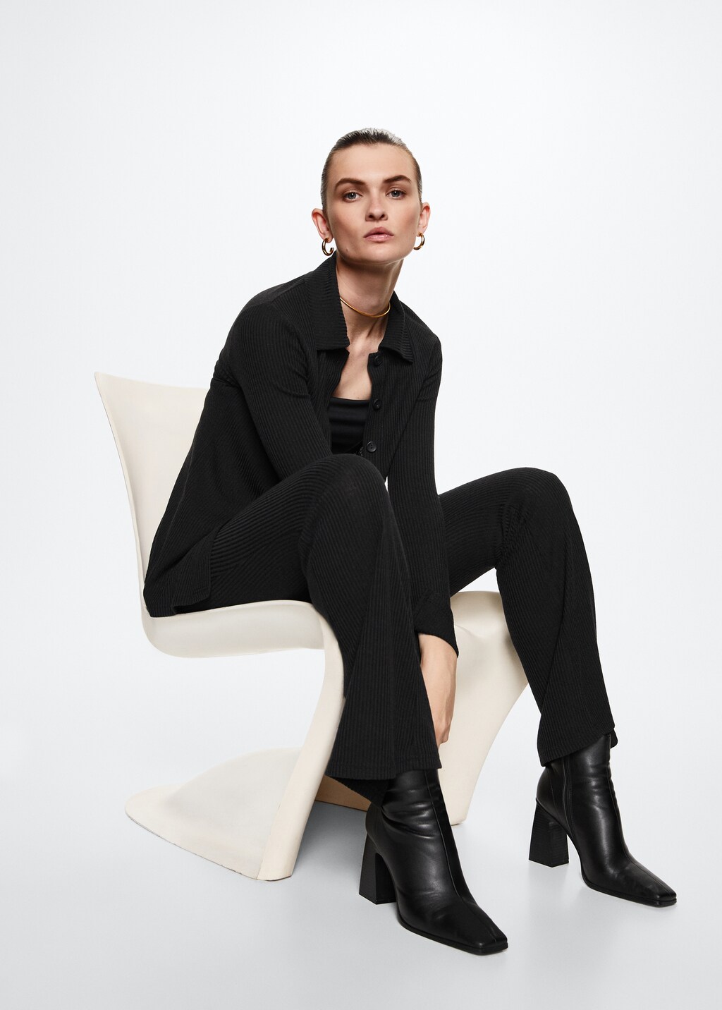 Pantalon flare canale online