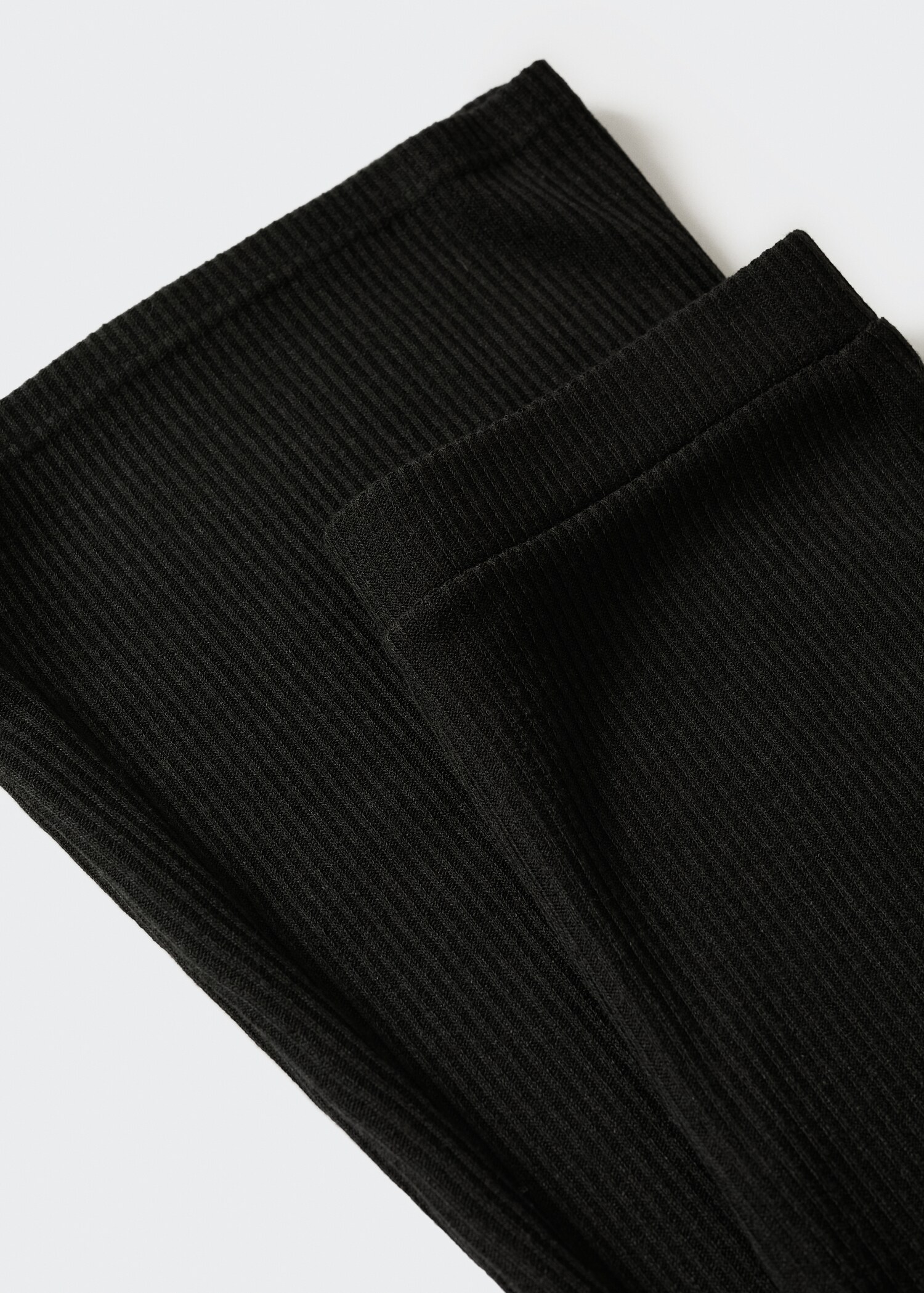Ribbed flare trousers - Details of the article 8