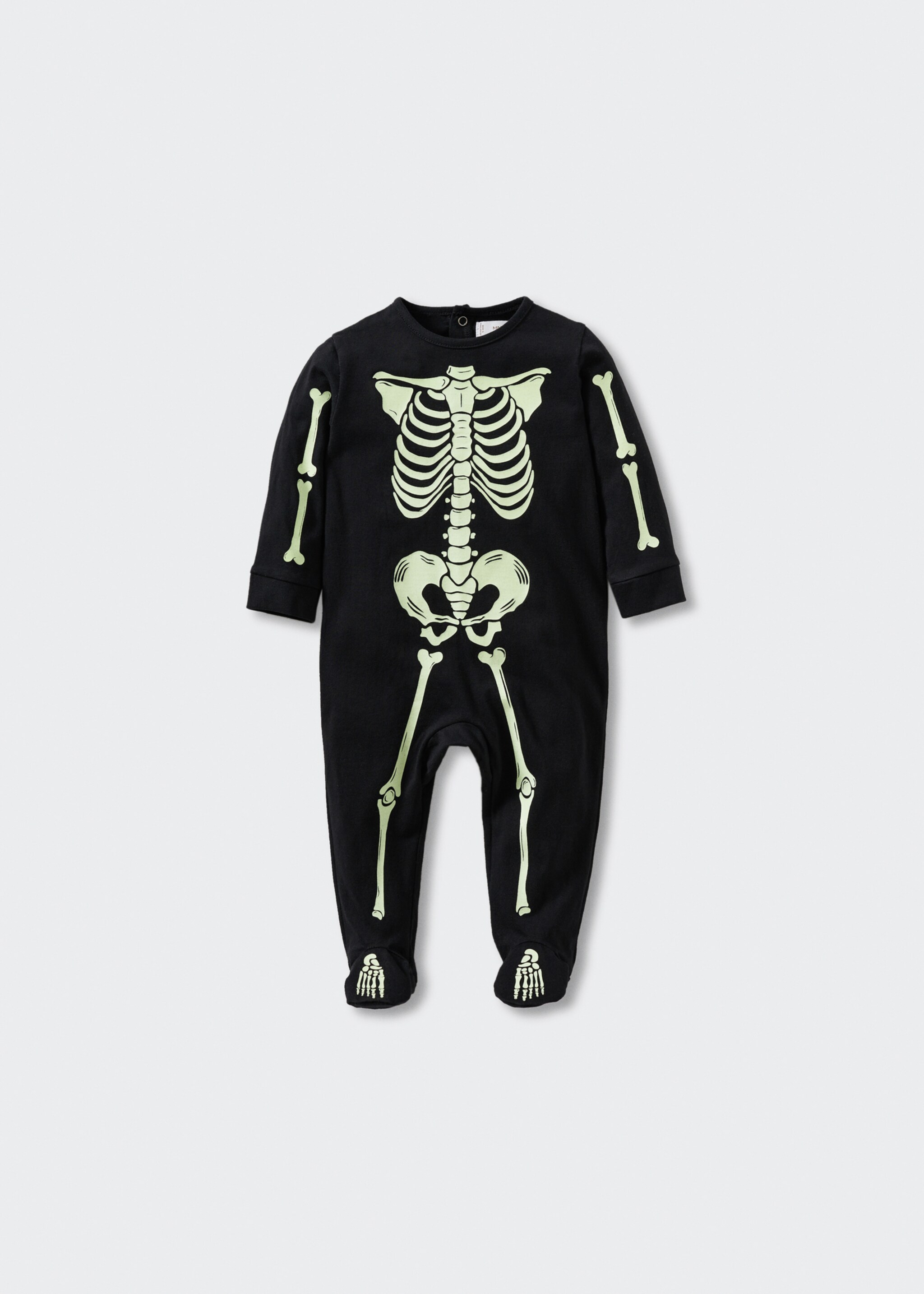 Pijama cu schelet fosforescent - Articol fără model