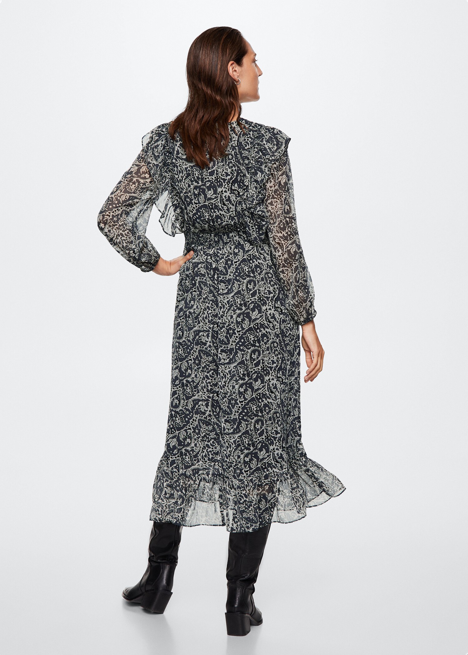 Vestido gasa paisley - Reverso del artículo