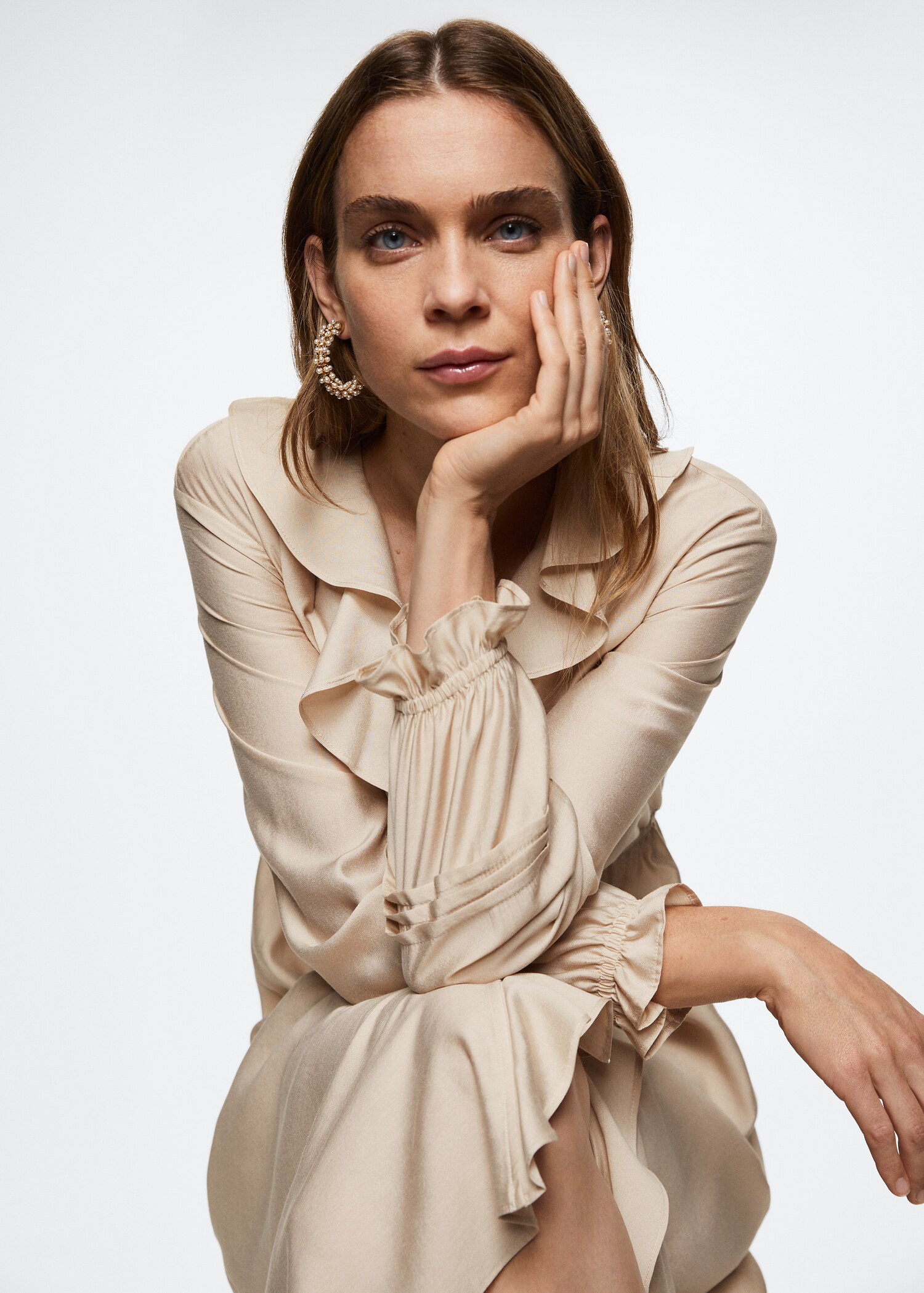 Long ruffled dress - Details of the article 2