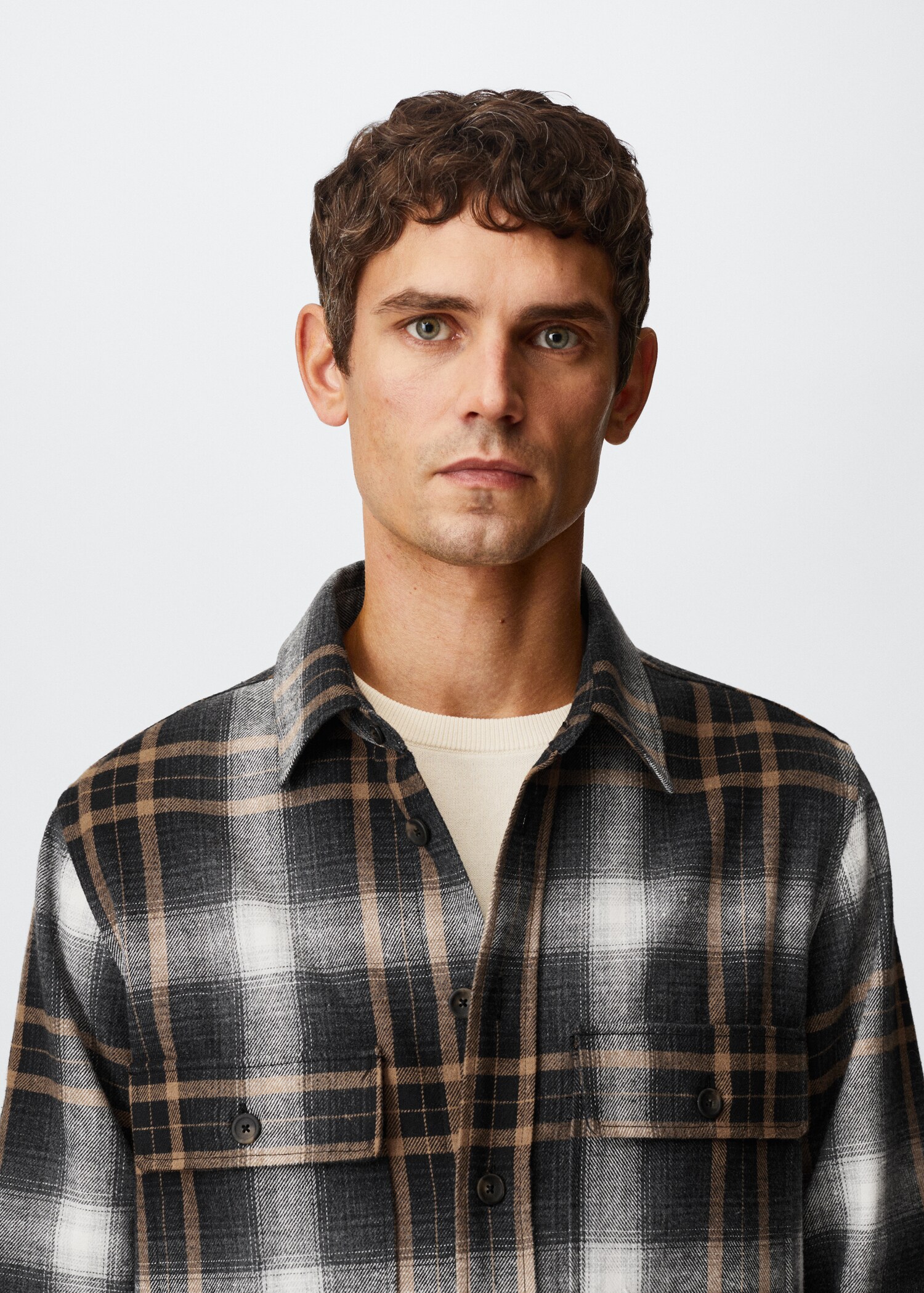 Checked flannel shirt - Details of the article 1