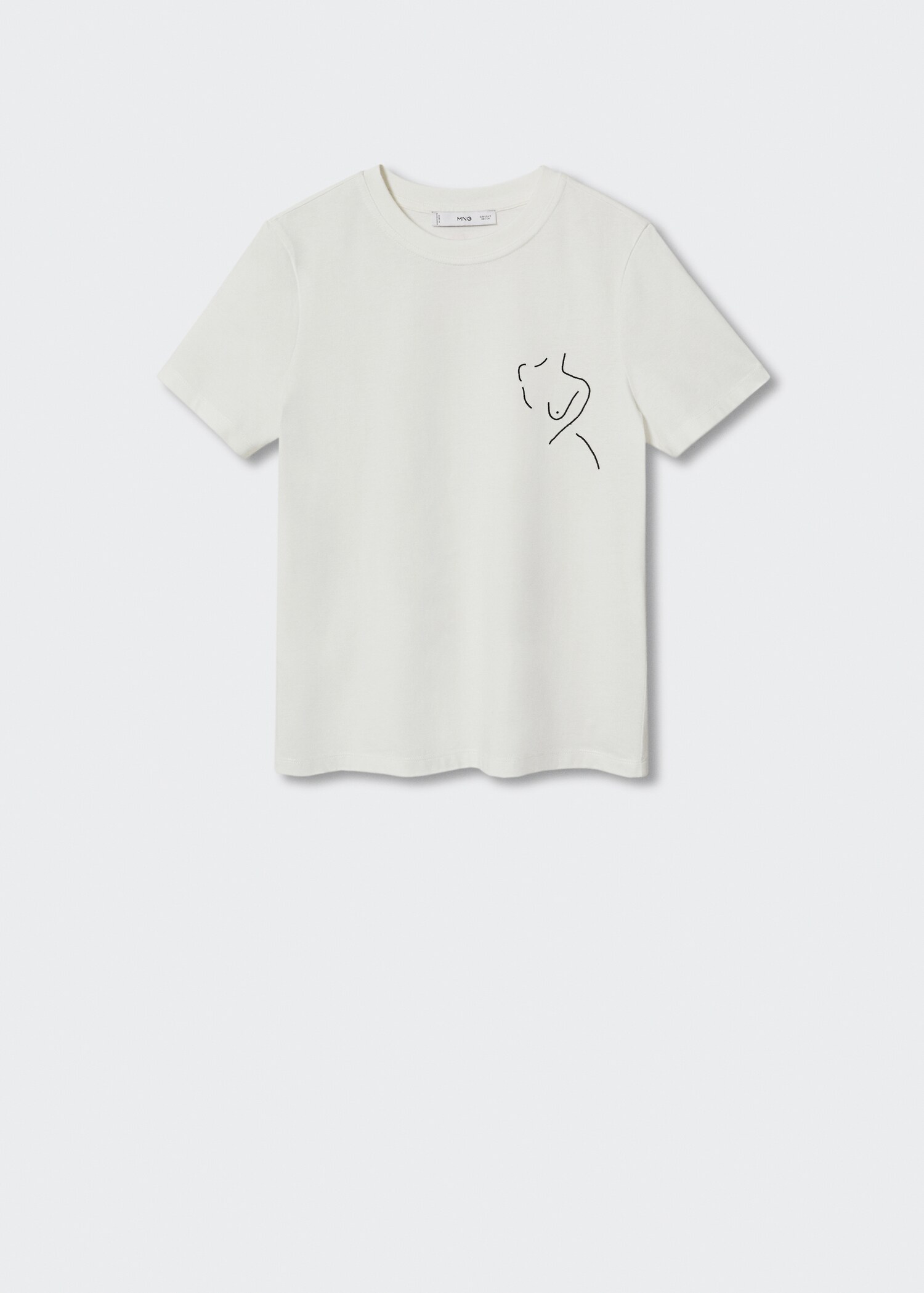 T-shirt solidaire brodé - Article sans modèle