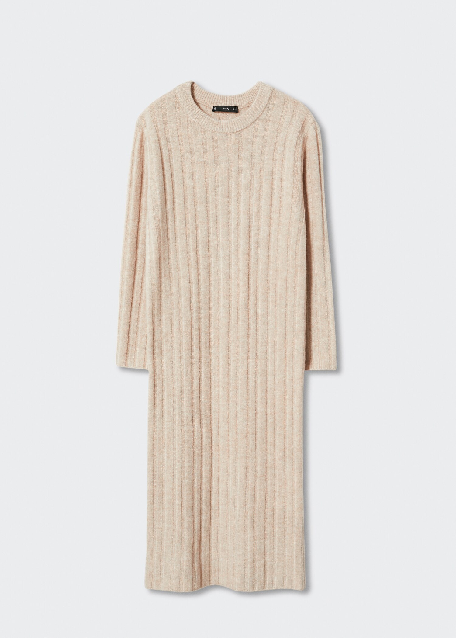 Ribbed midi dress - Article without model