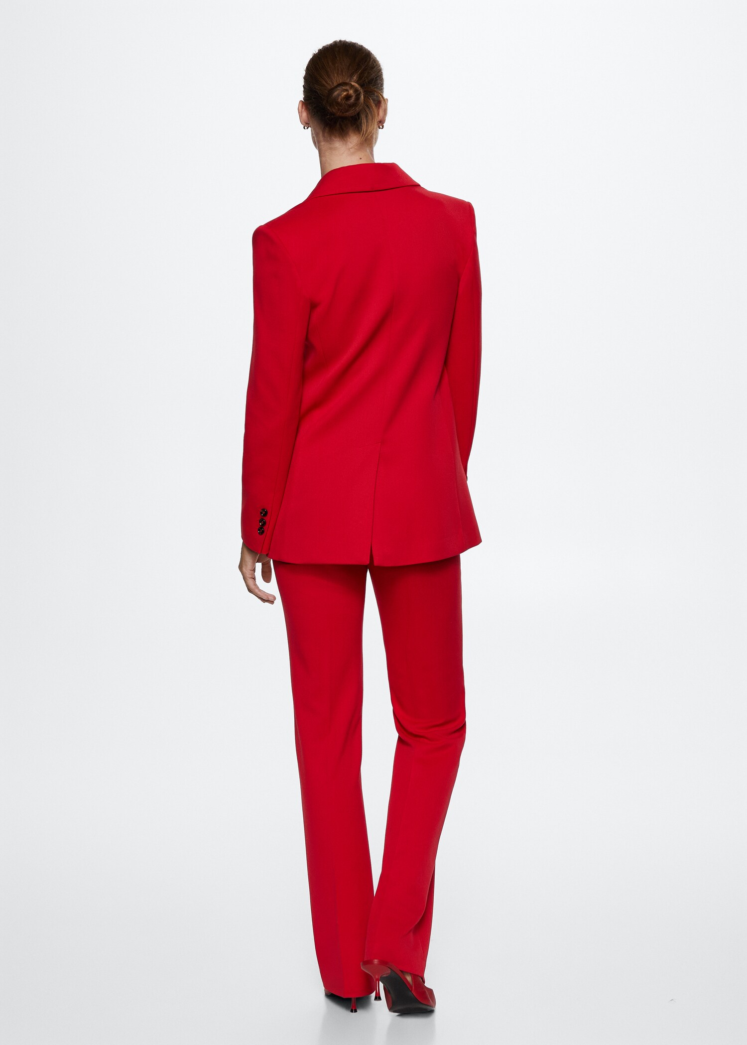 Straight suit trousers - Reverse of the article