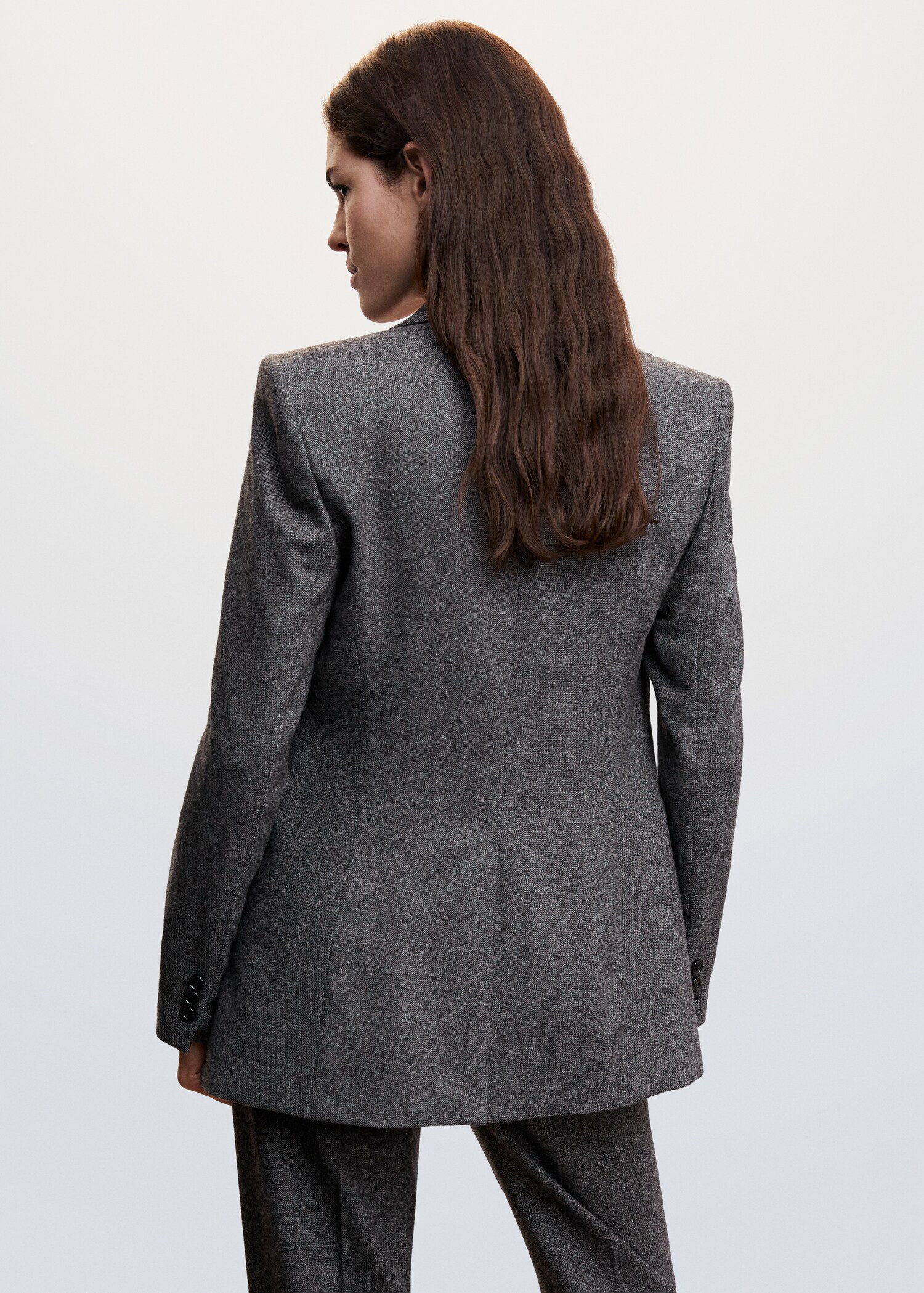 Wool suit blazer - Reverse of the article