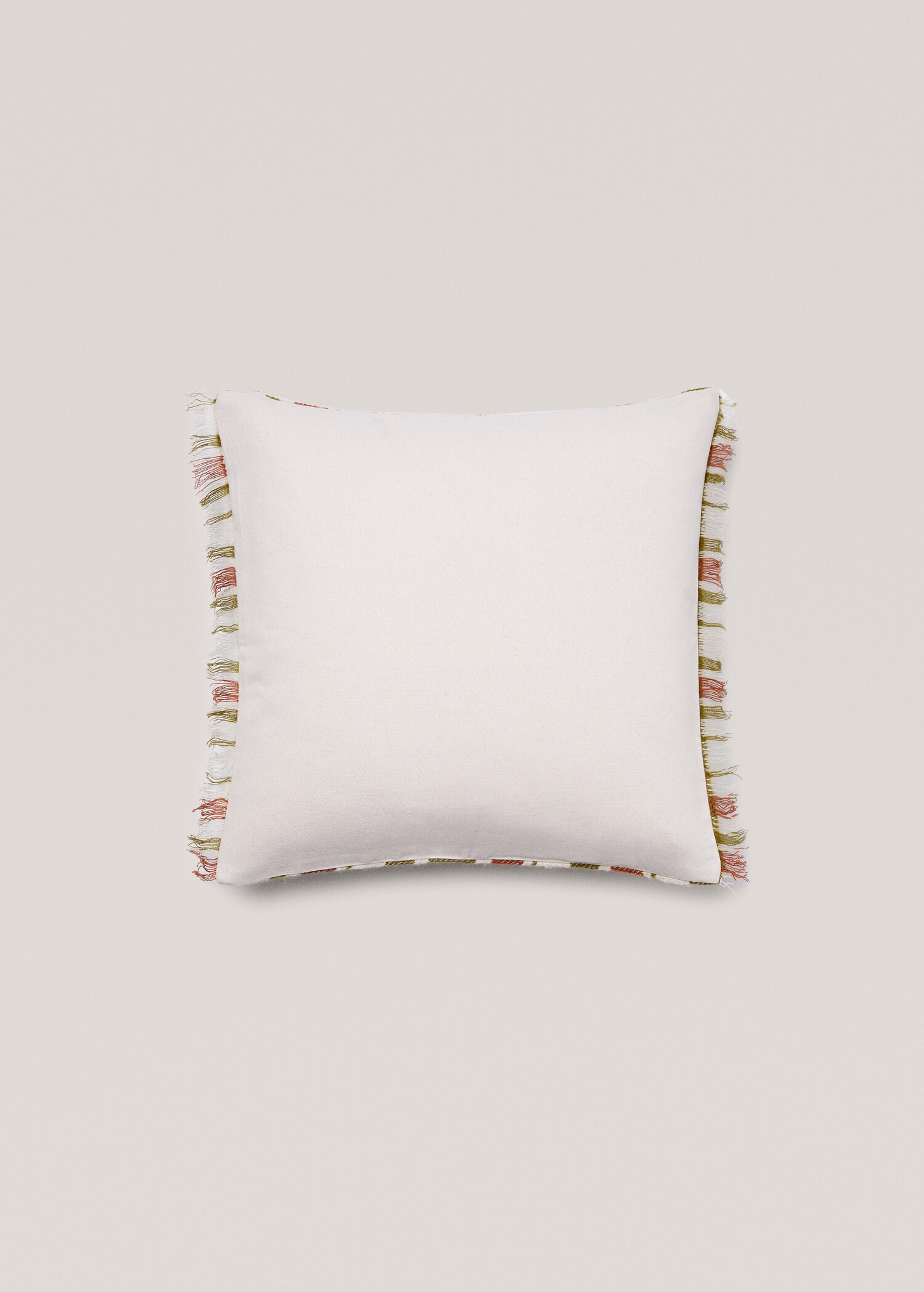 Fringed cushion cover 50x50cm - Details of the article 1