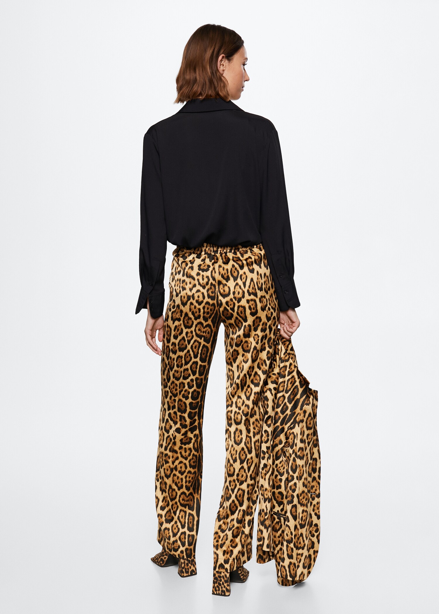 Pantalon tailleur léopard - Verso de l’article