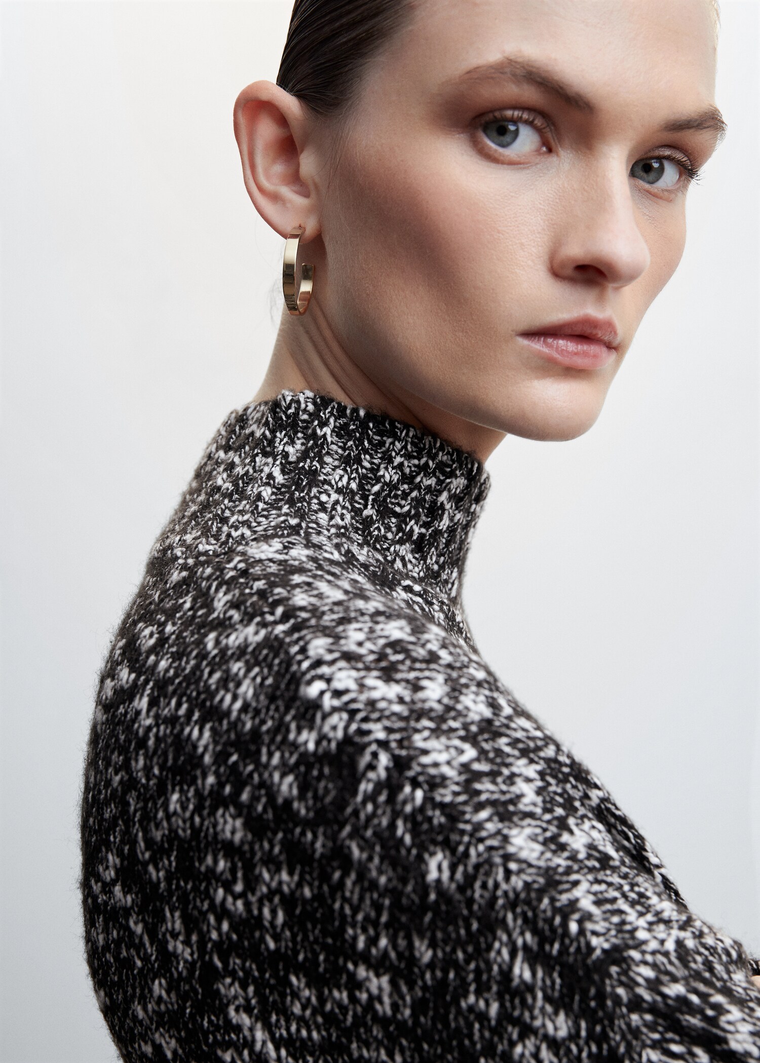 Flecked jersey dress - Details of the article 1