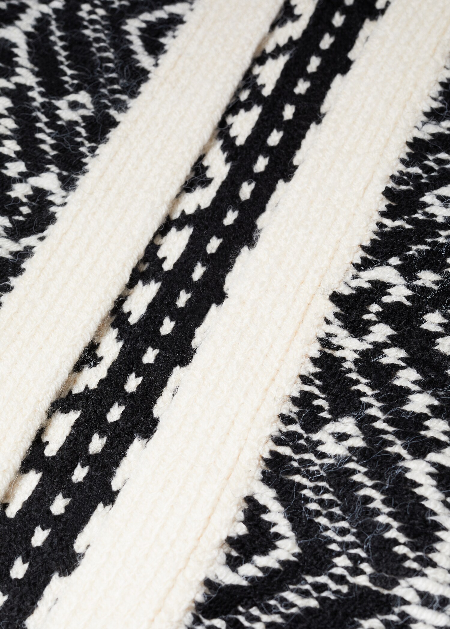 Cardigan estampado de malha invertida - Pormenor do artigo 8