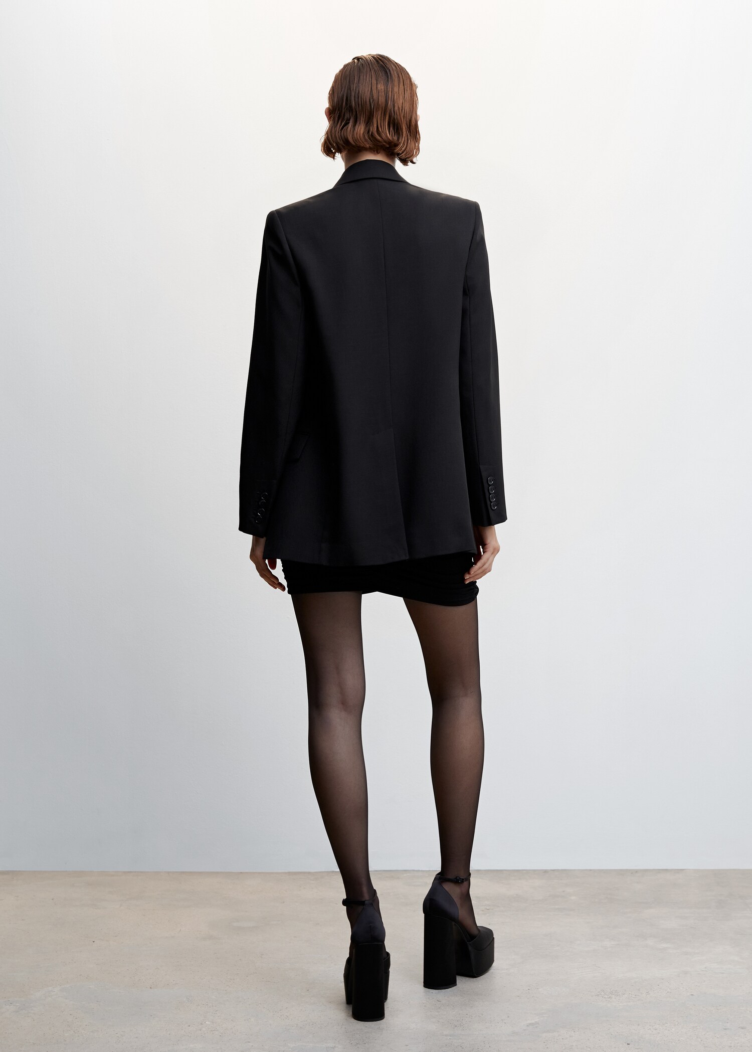 Double-breasted blazer - Reverse of the article