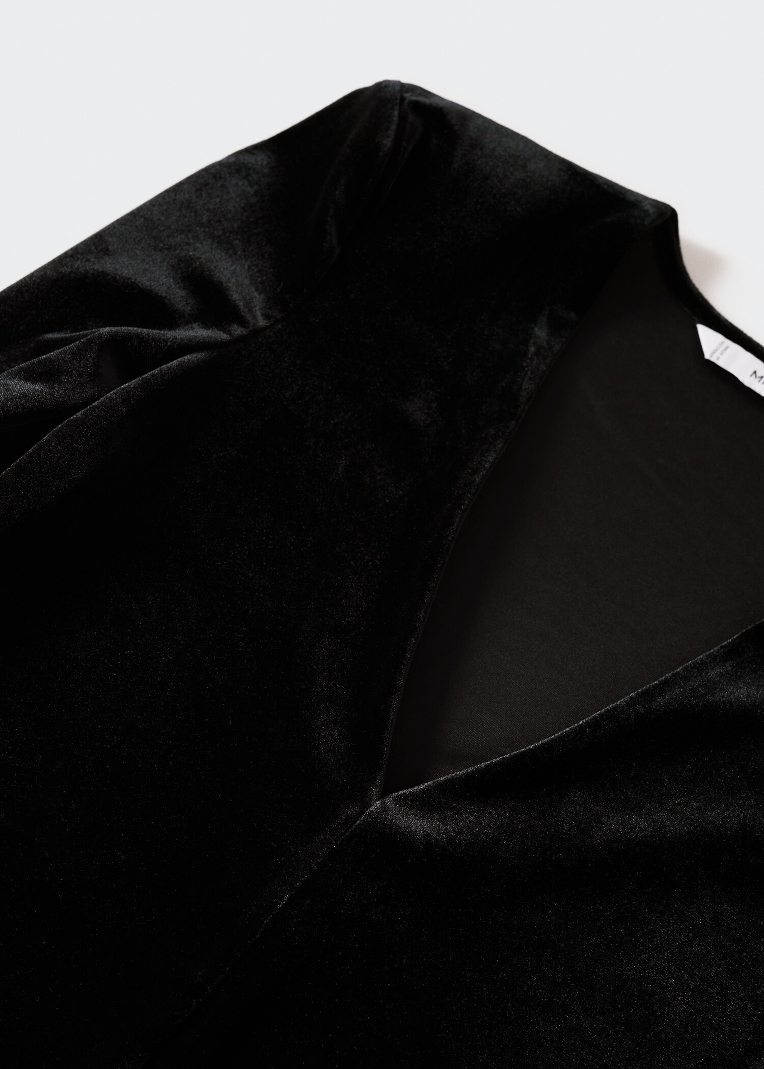 Vestido corto terciopelo - Detalle del artículo 0