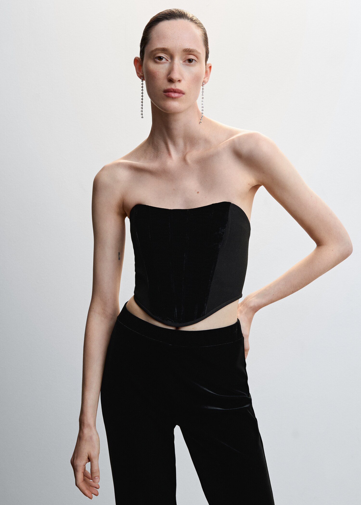 Top velours - Plan moyen