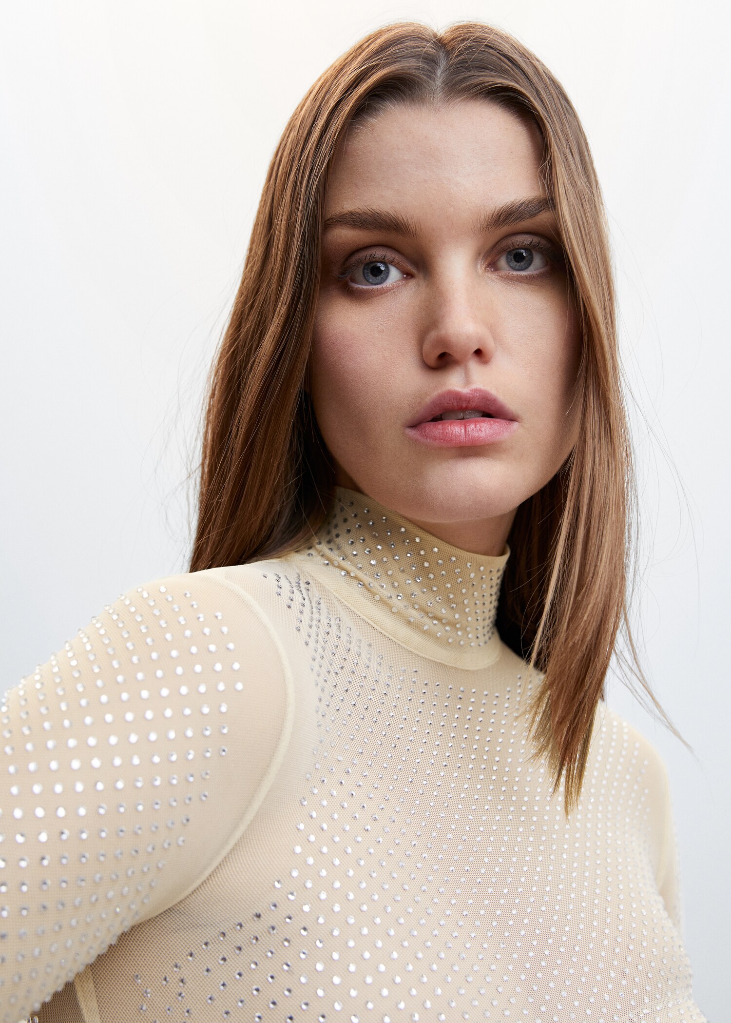 Long crystal dress - Details of the article 1