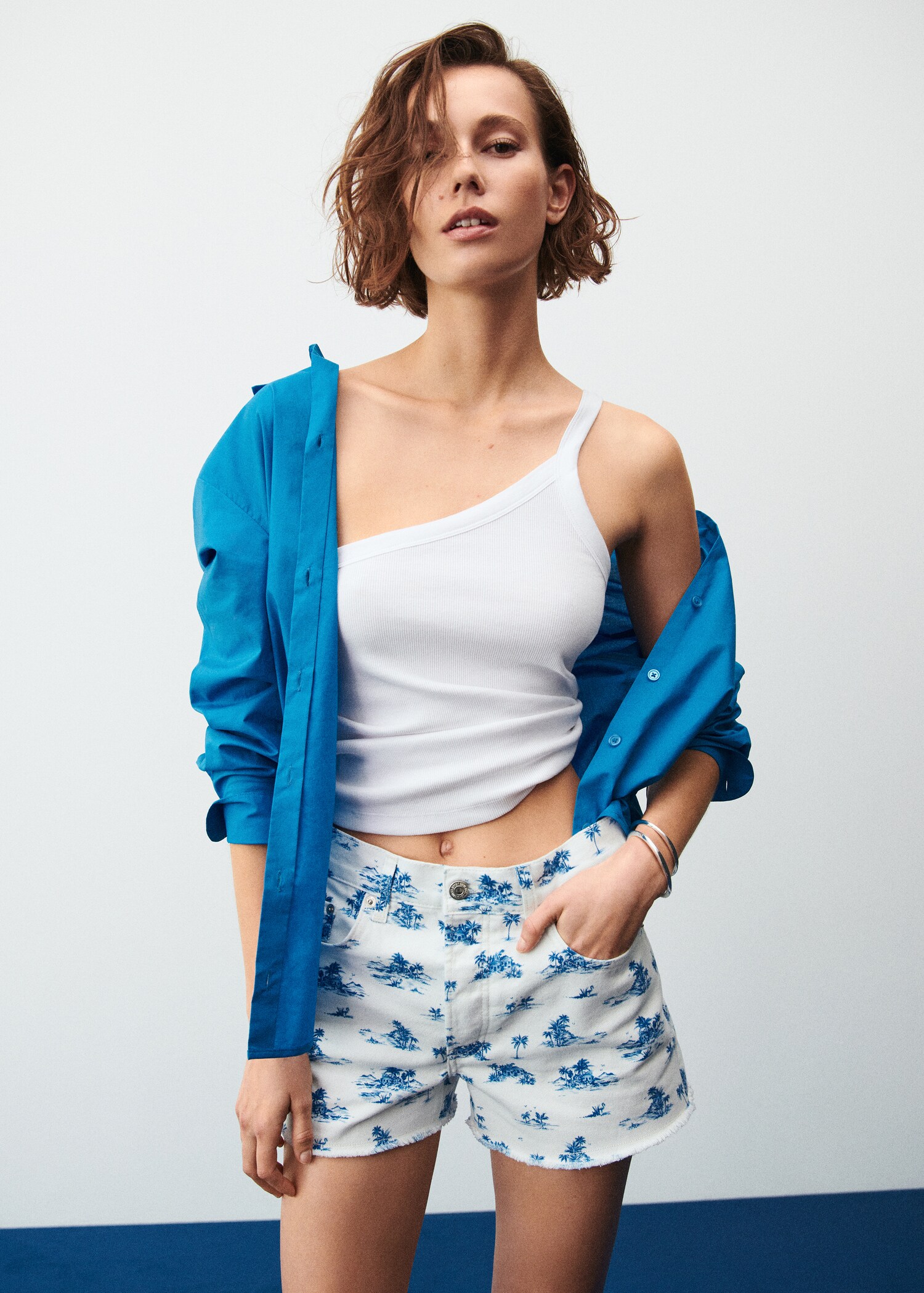 Denimshorts med tryck - Detaljer om artikeln 6