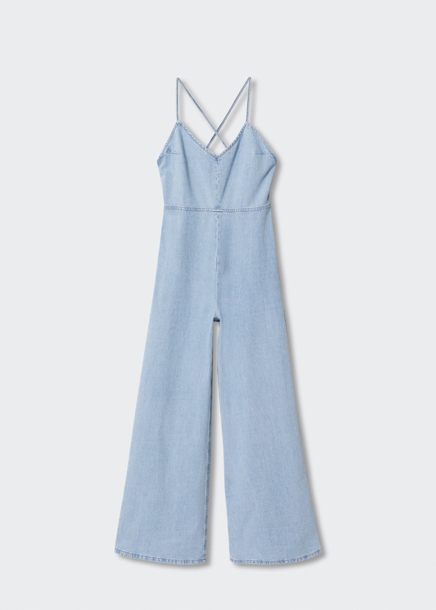 Denimjumpsuit bomull - Artikel utan modell