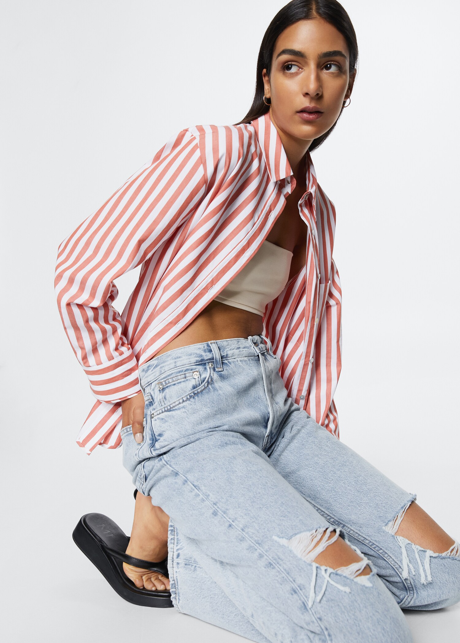 Raka jeans hög midja - Detaljer om artikeln 2