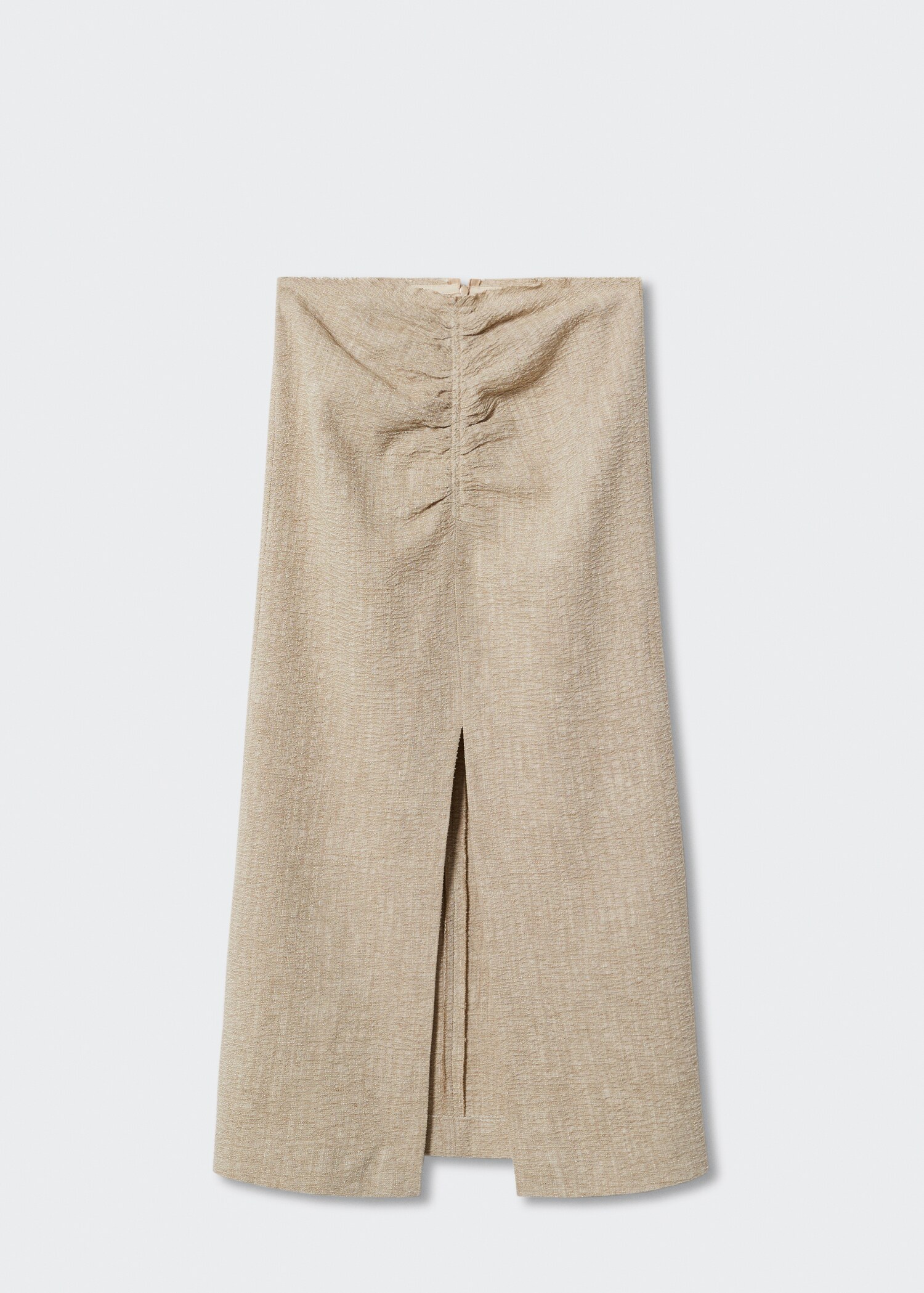 Linen pleated skirt - Article without model