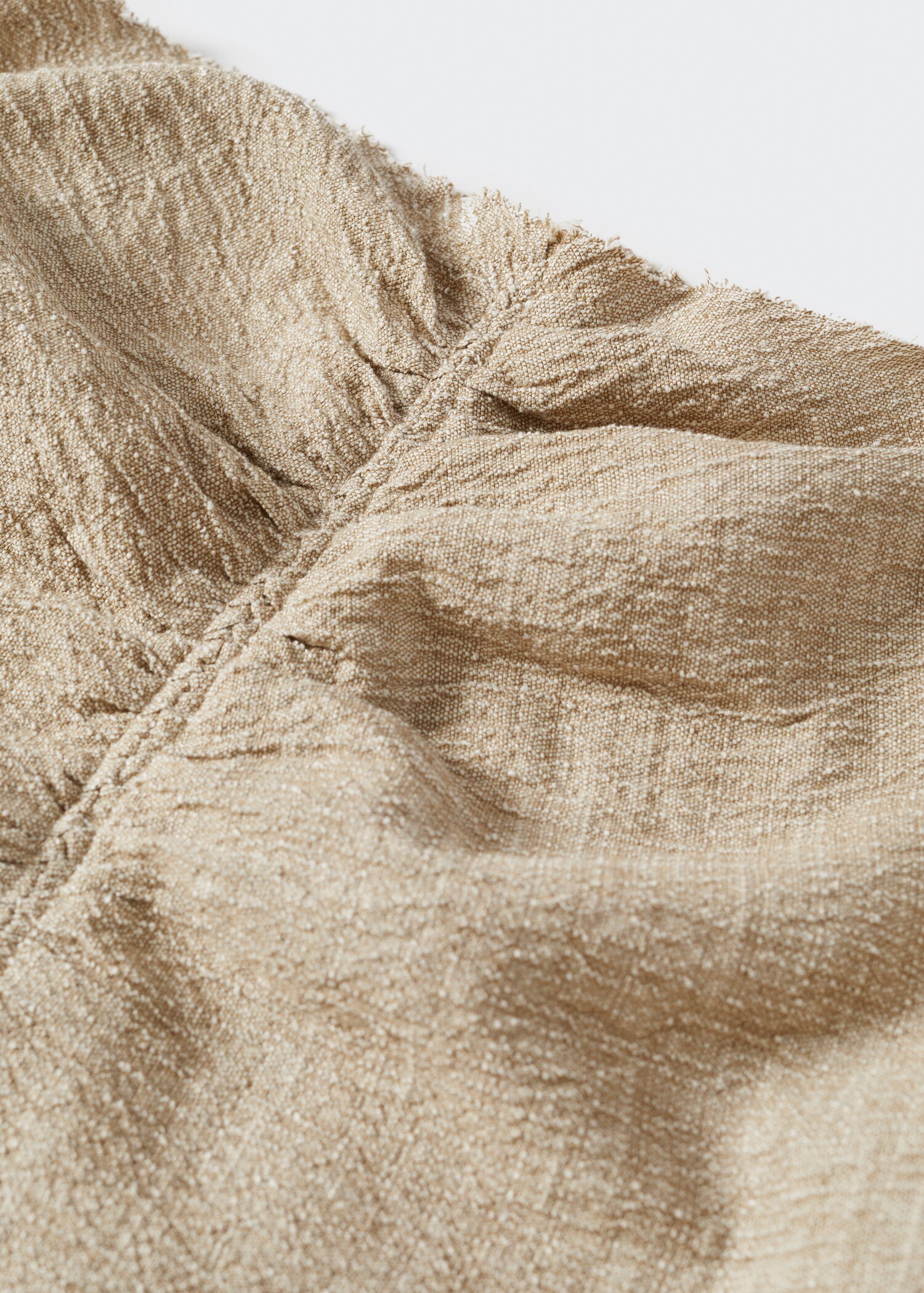 Linen pleated skirt - Details of the article 8