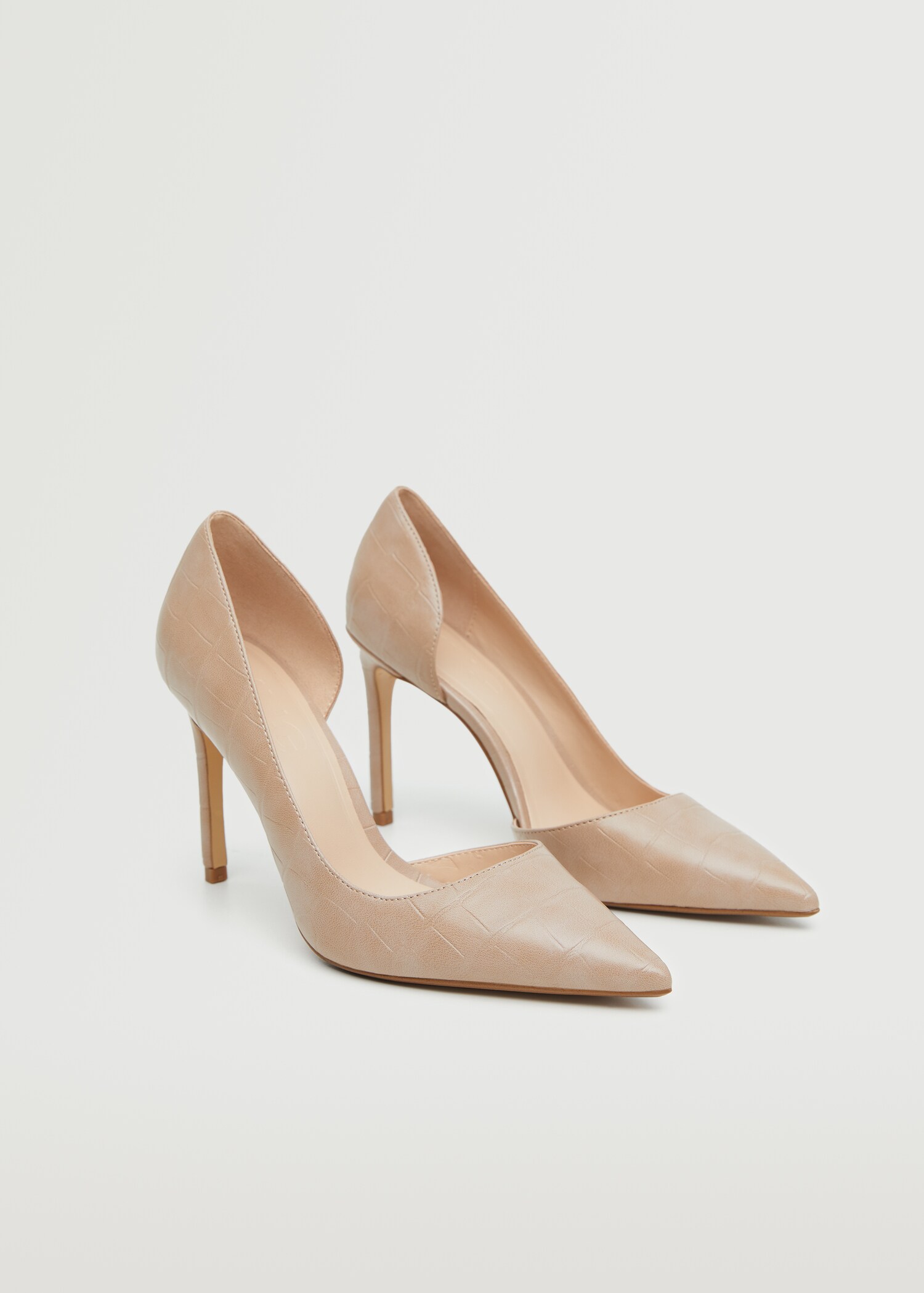 Asymmetric stiletto shoes - Medium plane