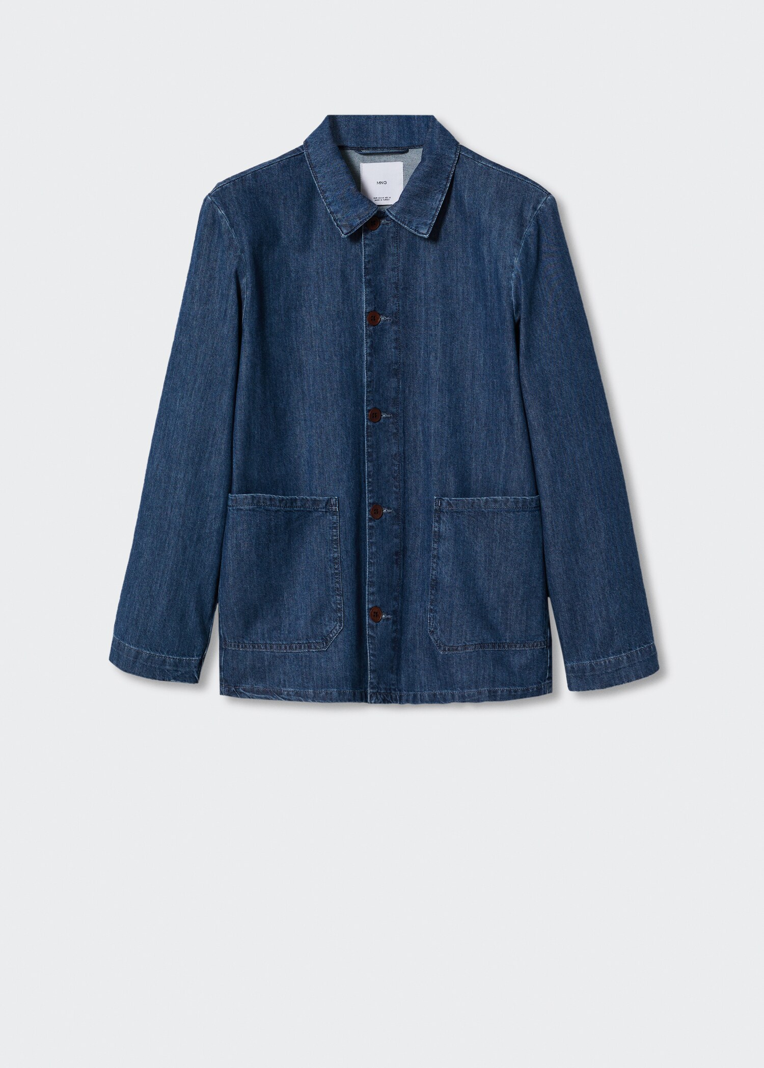 Pocket denim overshirt - Article without model