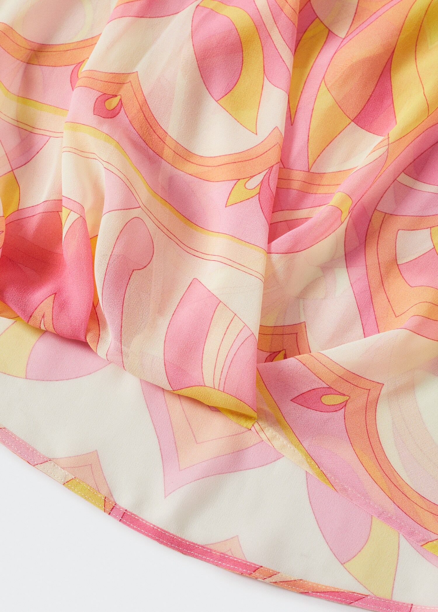 Blusa fluida estampada - Detalle del artículo 8