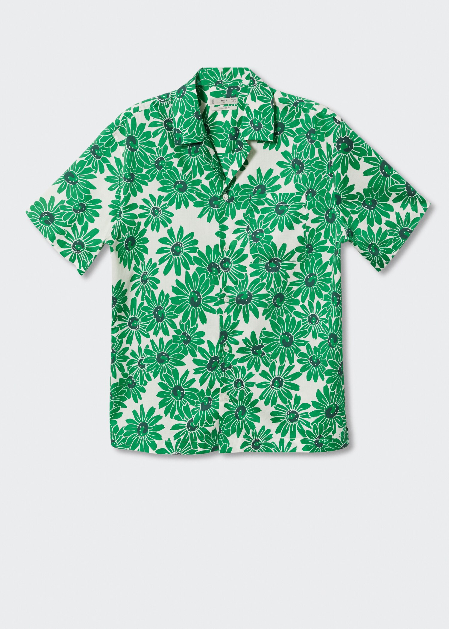 Cotton flower shirt - Article without model