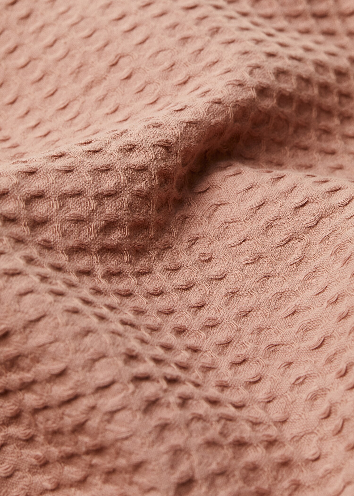 textured 100% cotton blanket - Details of the article 2