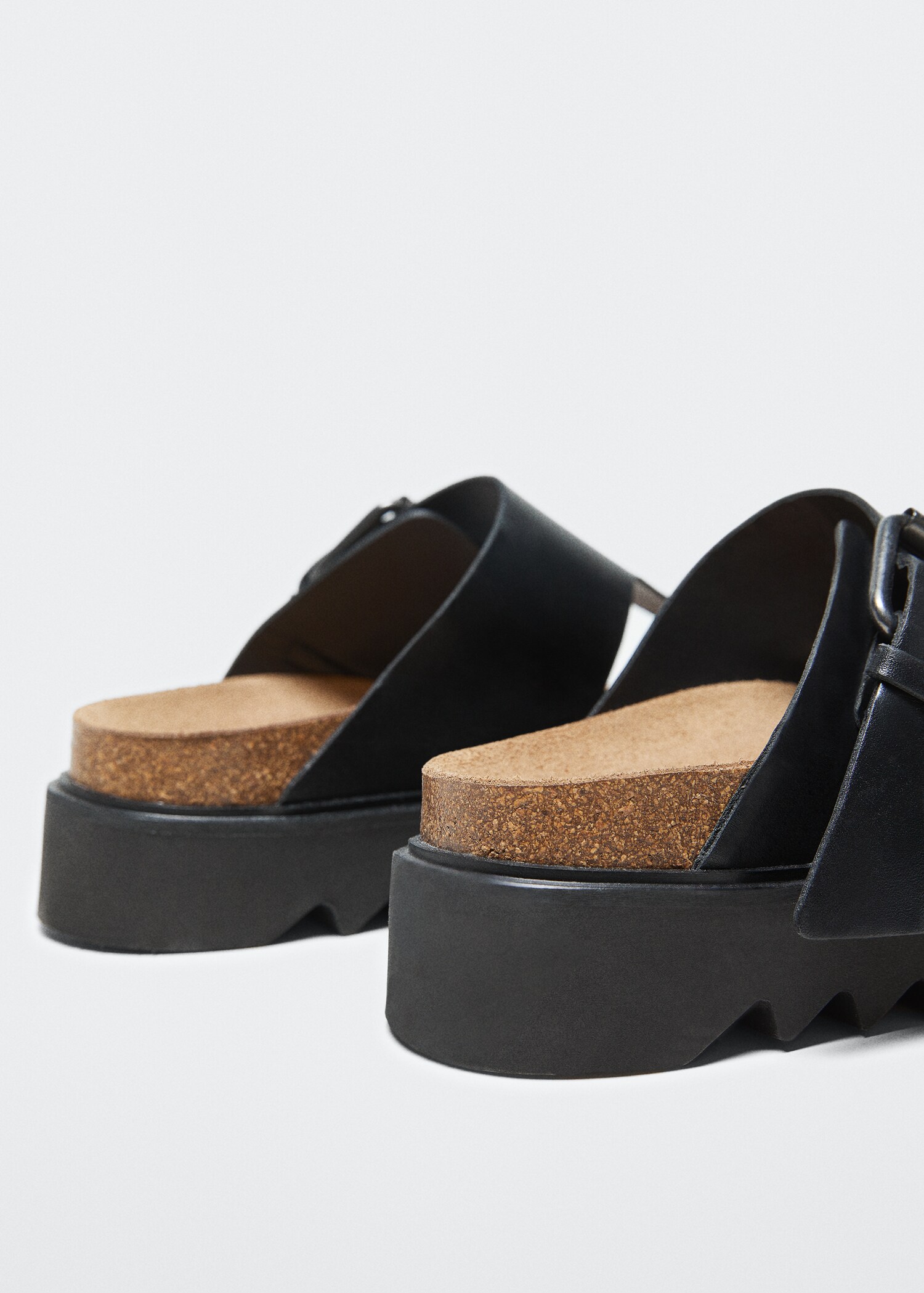 Platform leather sandals - Details of the article 2