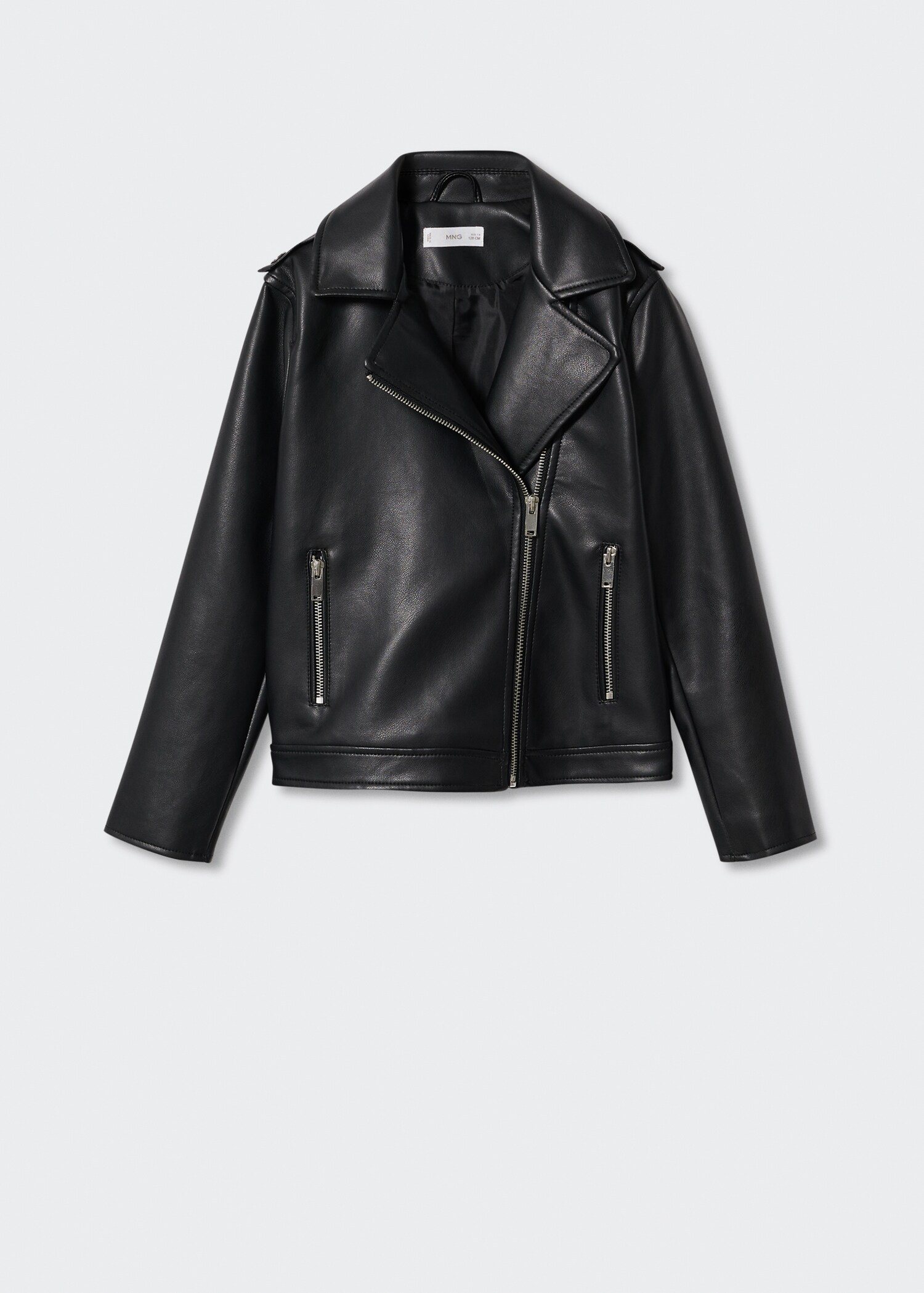 Leather-effect biker jacket - Article without model
