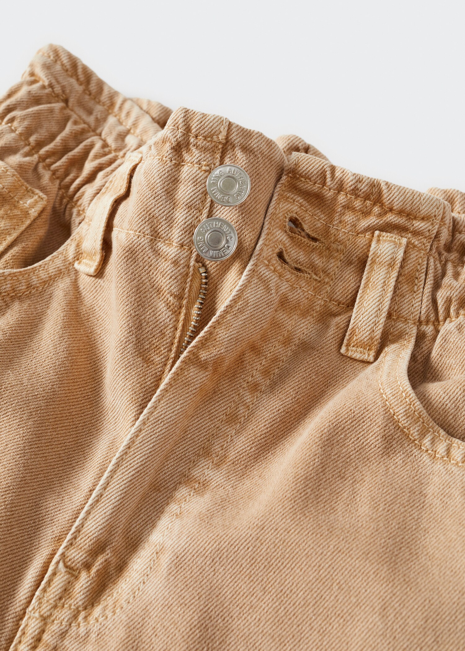 Cropped paperbag jeans - Details of the article 8