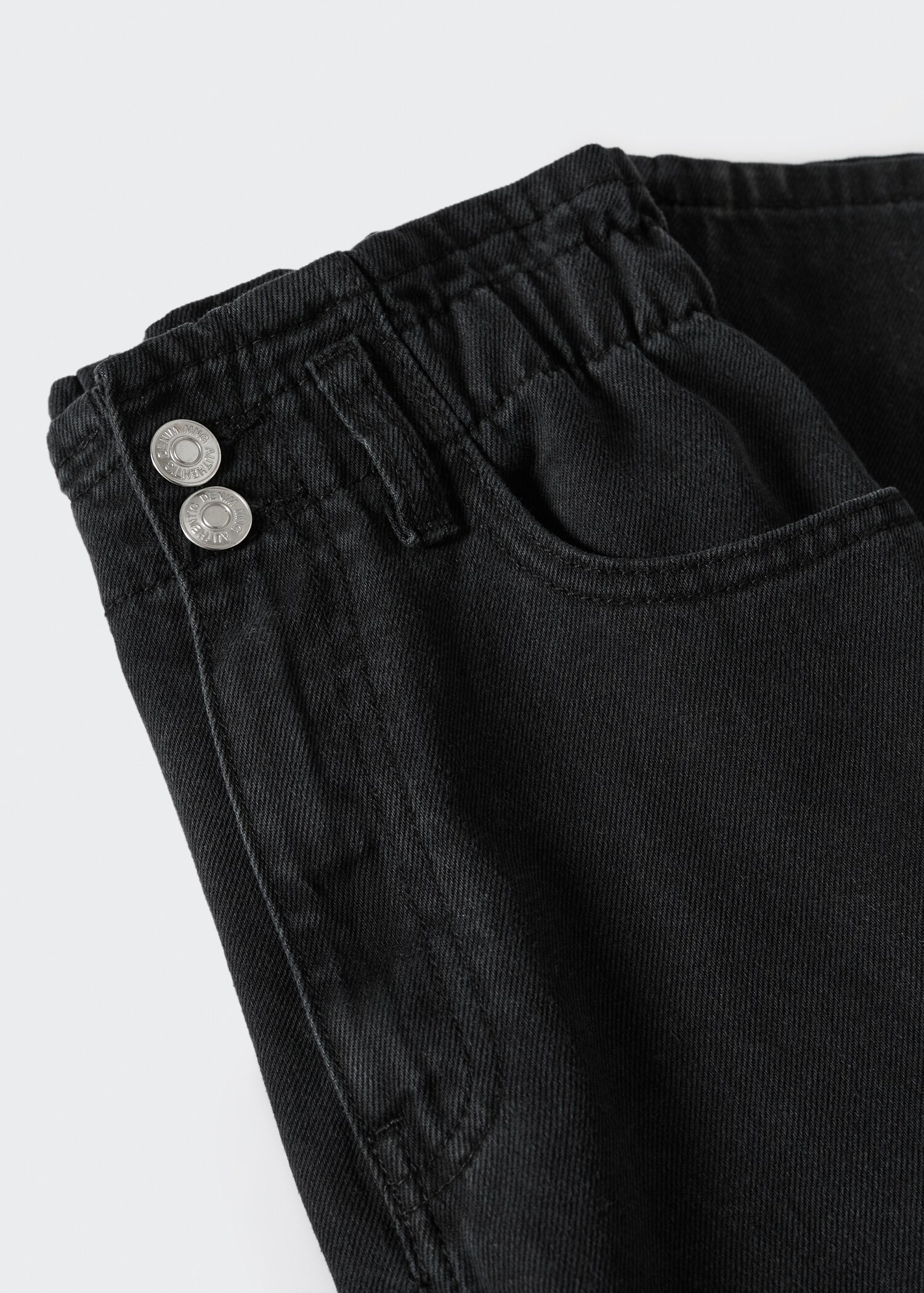 Cropped paperbag jeans - Details of the article 8