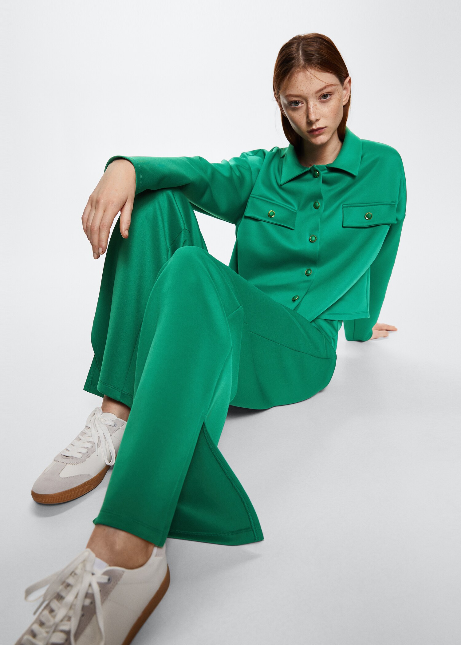 Slit hem trousers - Details of the article 2