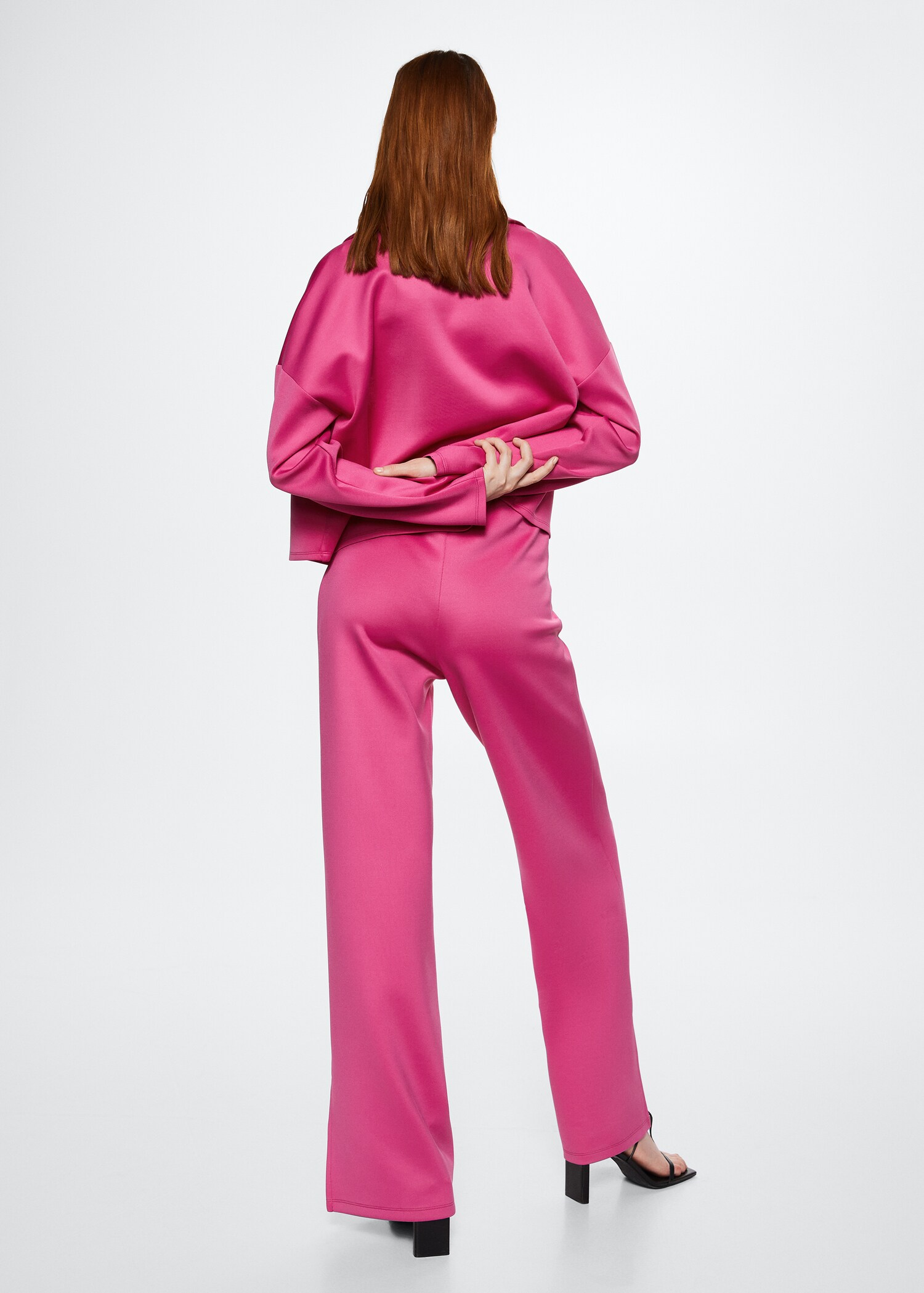Slit hem trousers - Reverse of the article