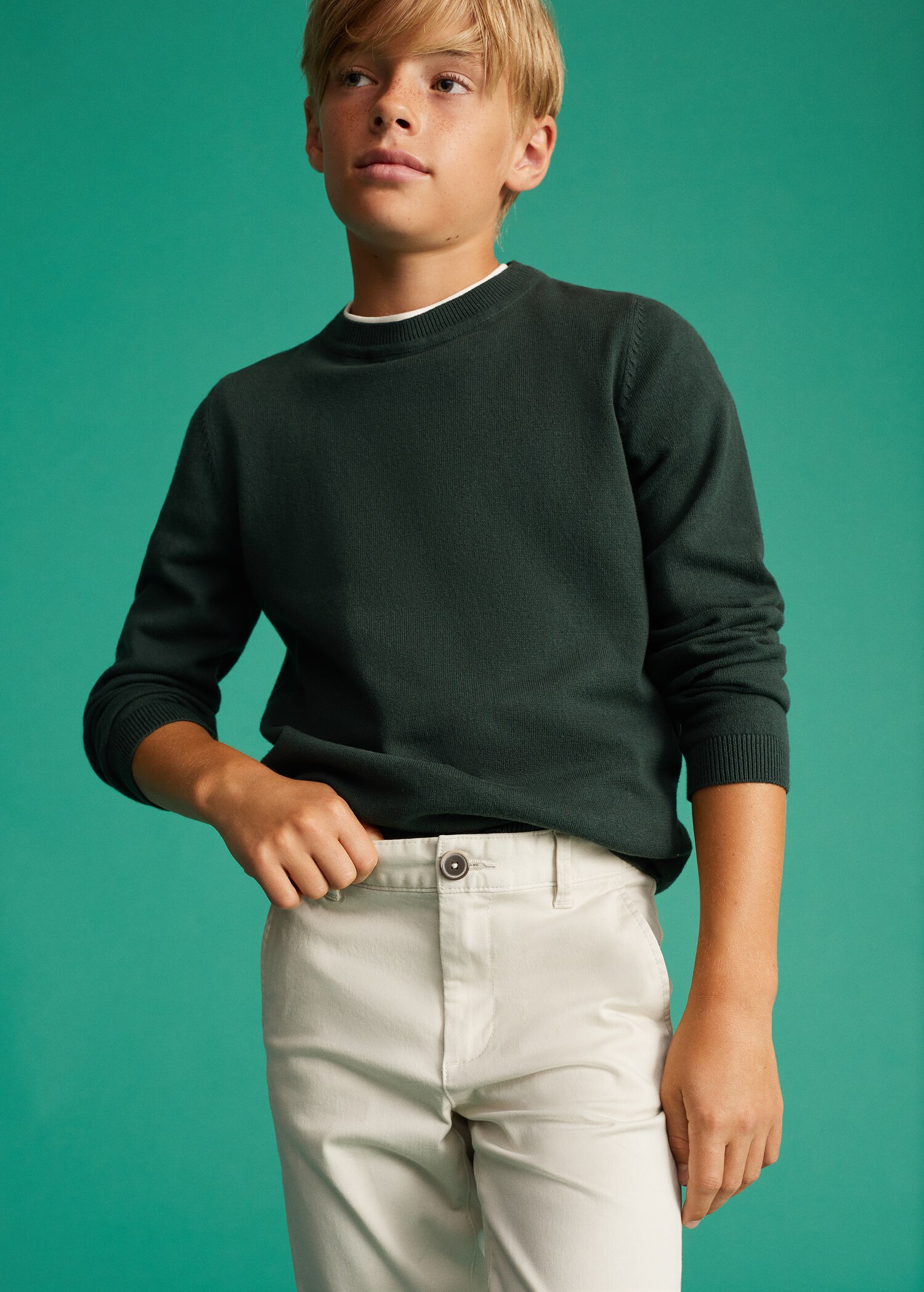 Cotton chinos - Details of the article 1