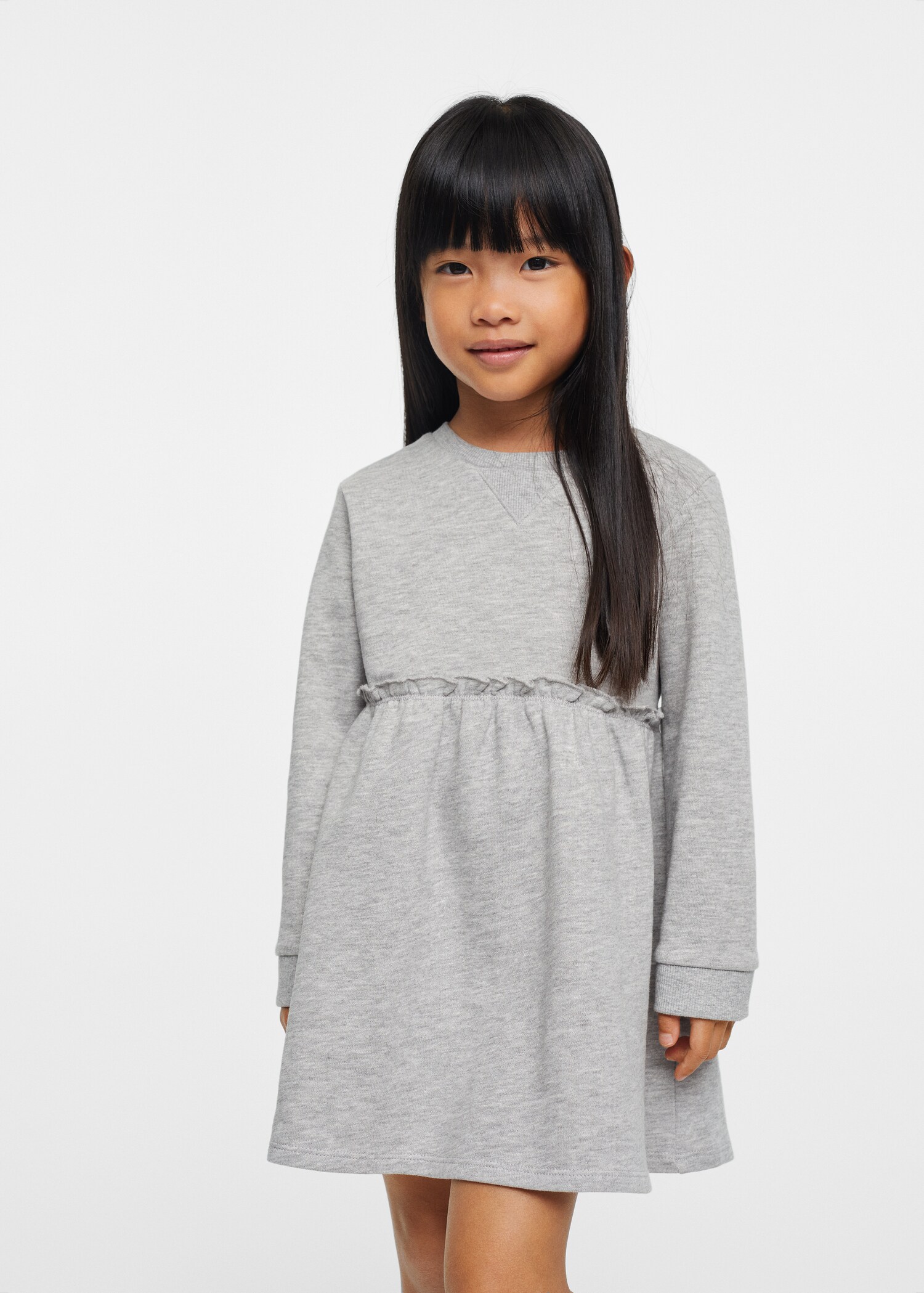 Kleid aus 100 % Baumwolle - Mittlere Ansicht