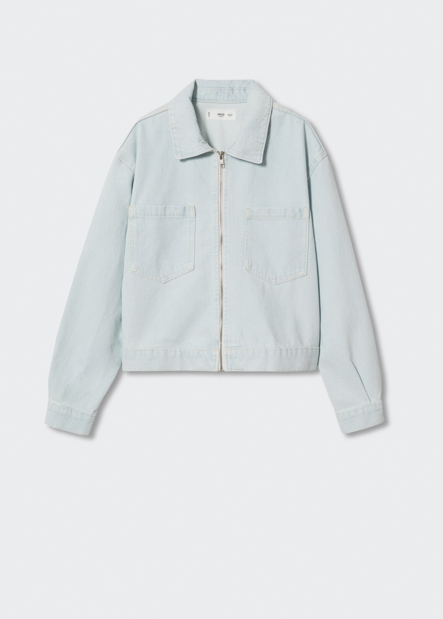 Jachetă din denim cu buzunare - Articol fără model