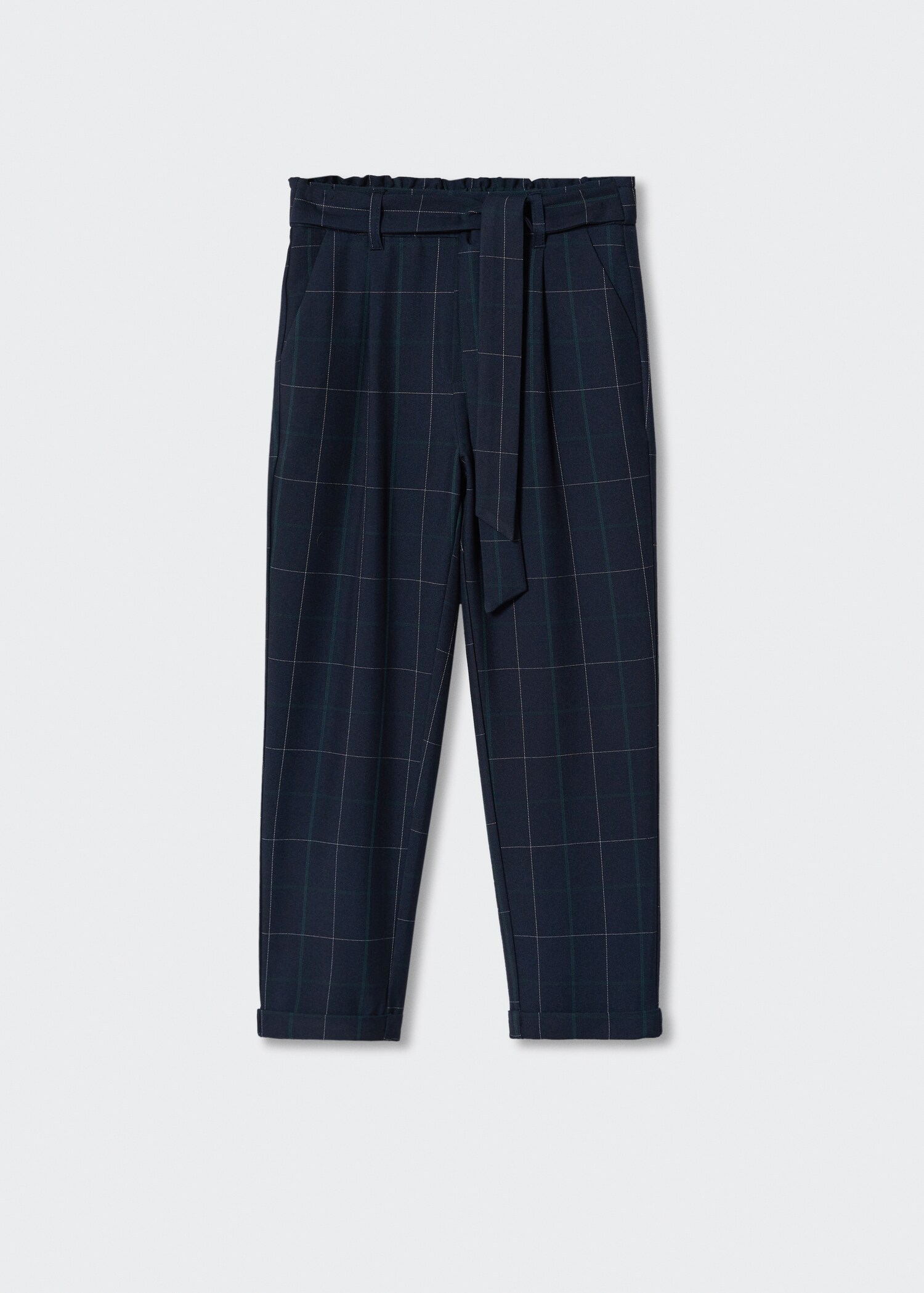 Belt check trousers - Article without model