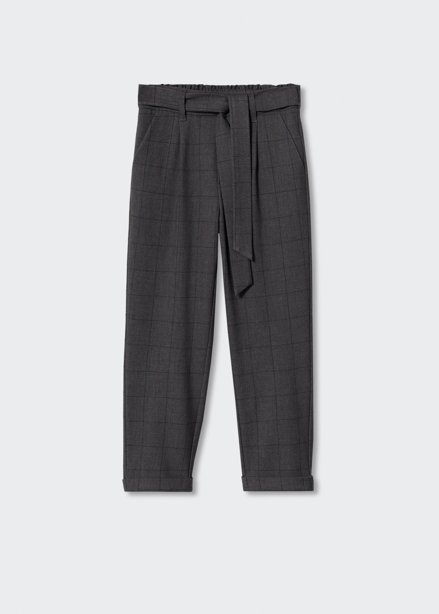 Belt check trousers - Article without model