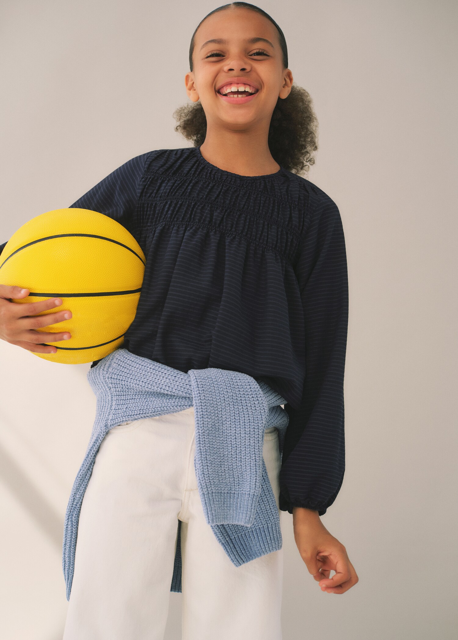 Ruched striped blouse - Details of the article 5