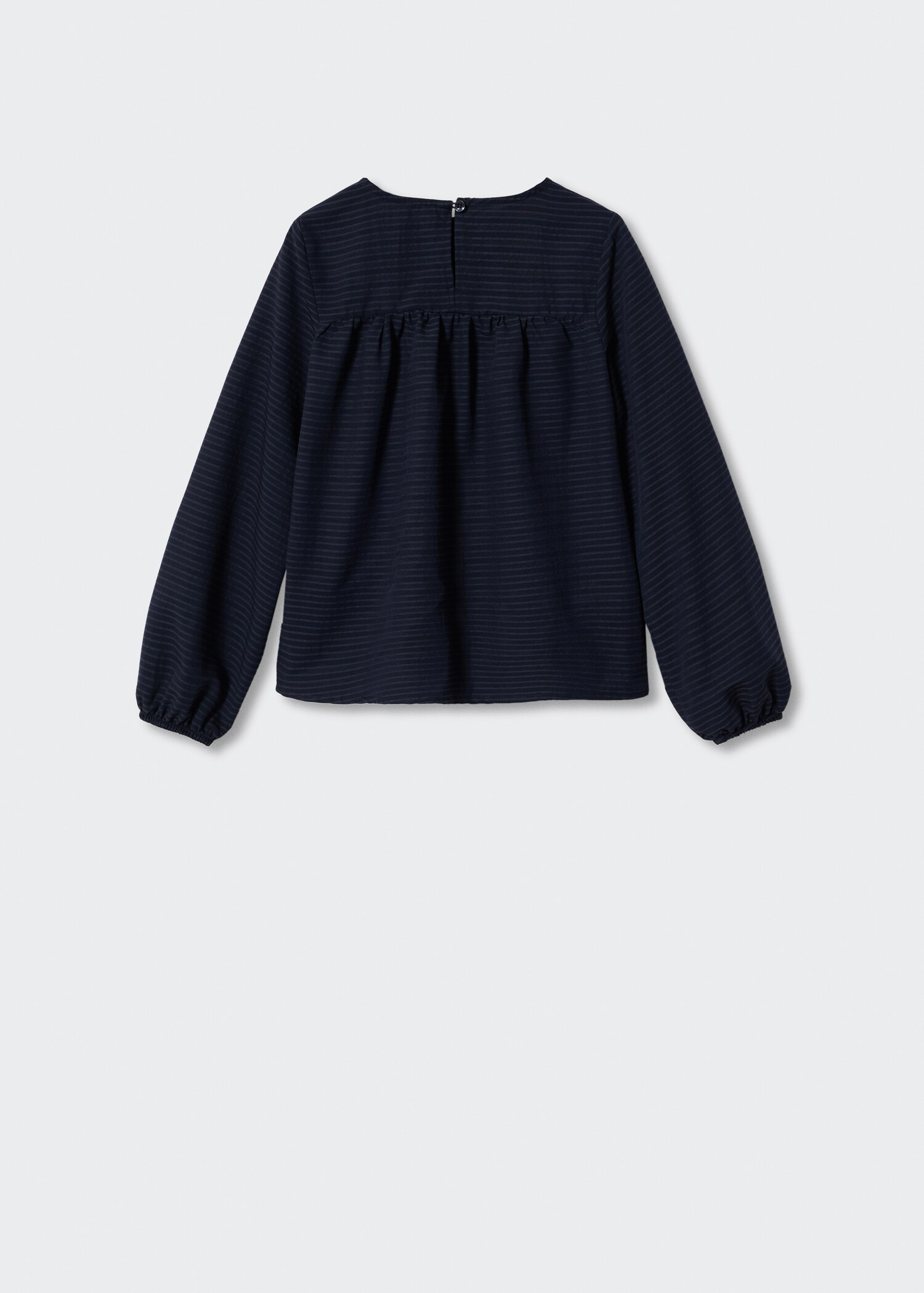 Ruched striped blouse - Reverse of the article