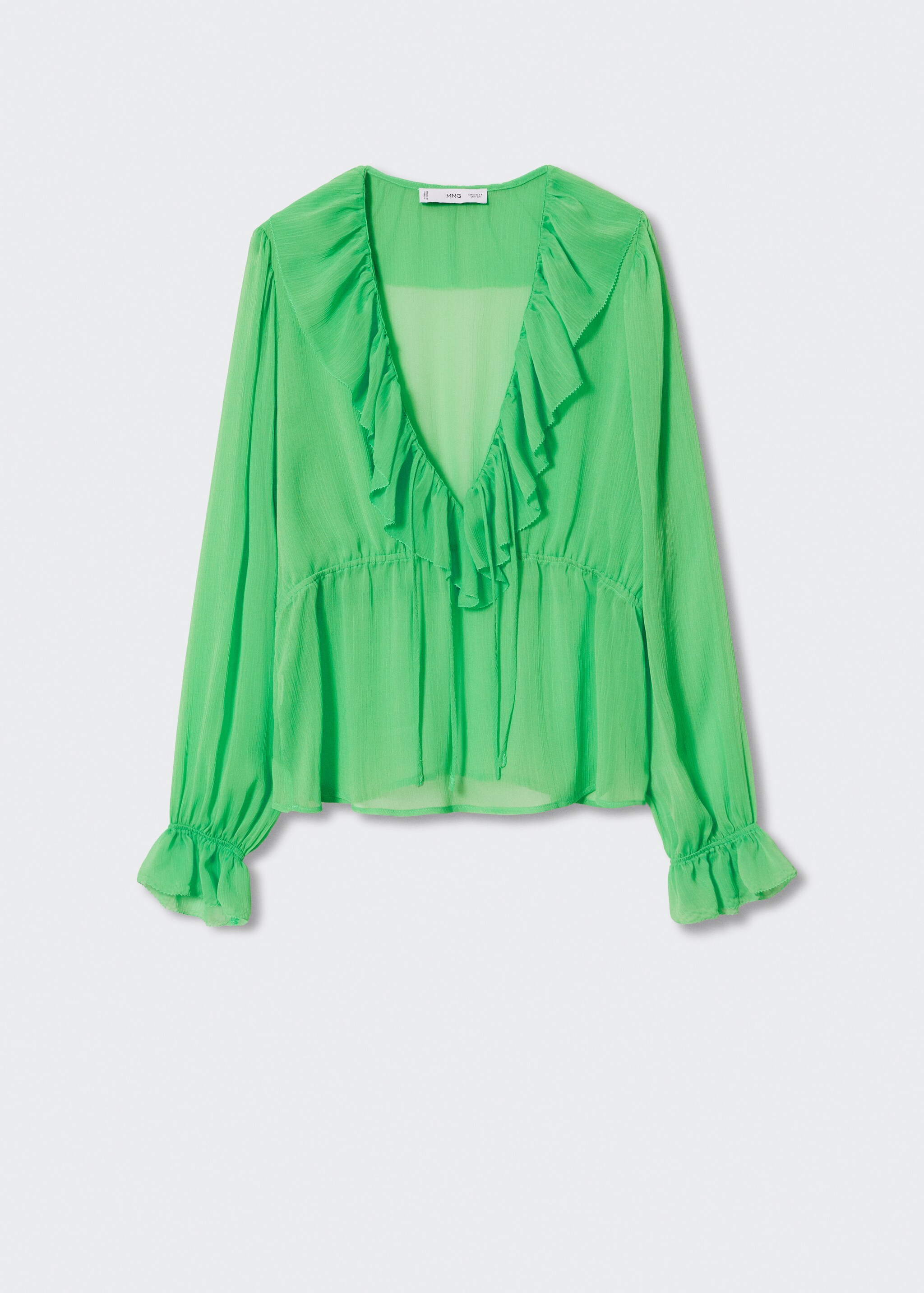 Ruffled neck blouse - Article without model