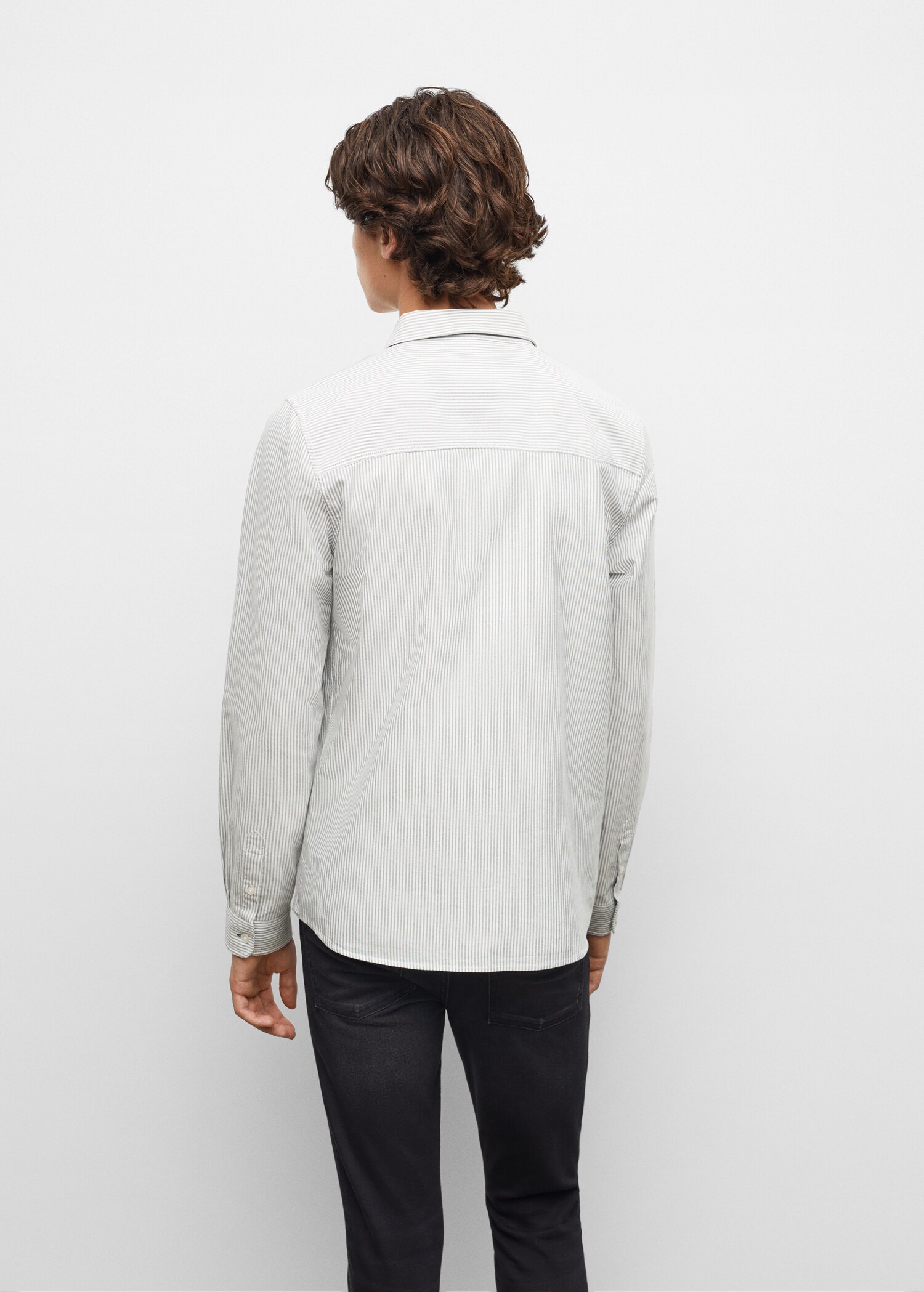 Camisa regular fit algodón orgánico - Reverso del artículo